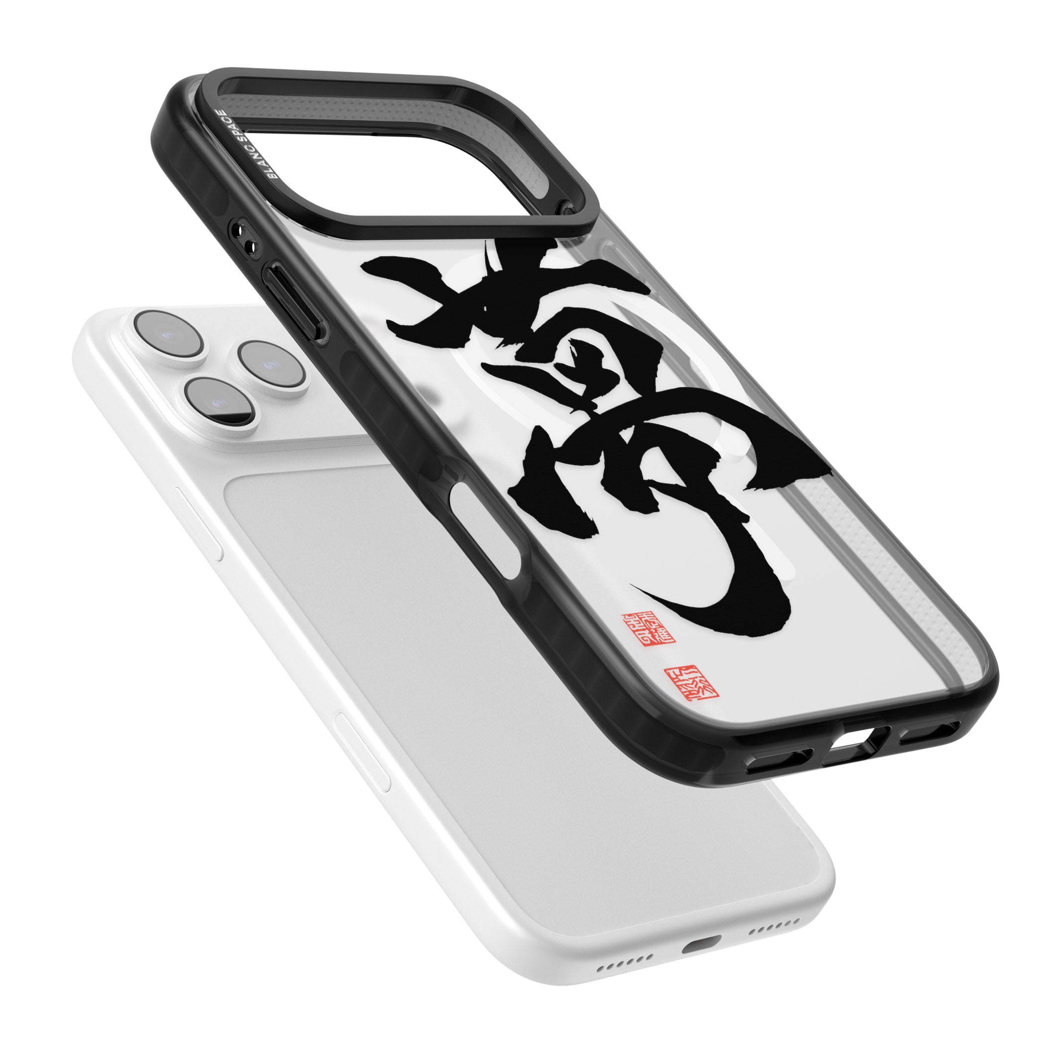 Japanese Kanji Dream iPhone 17 Pro Max Impact Pro Black Phone Case Colours