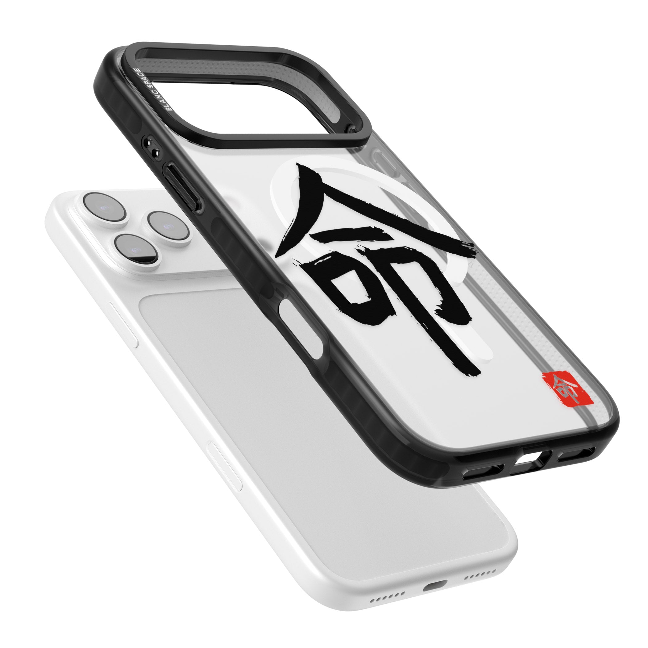 Japanese Kanji Life iPhone 17 Pro Max Impact Pro Black Phone Case Colours
