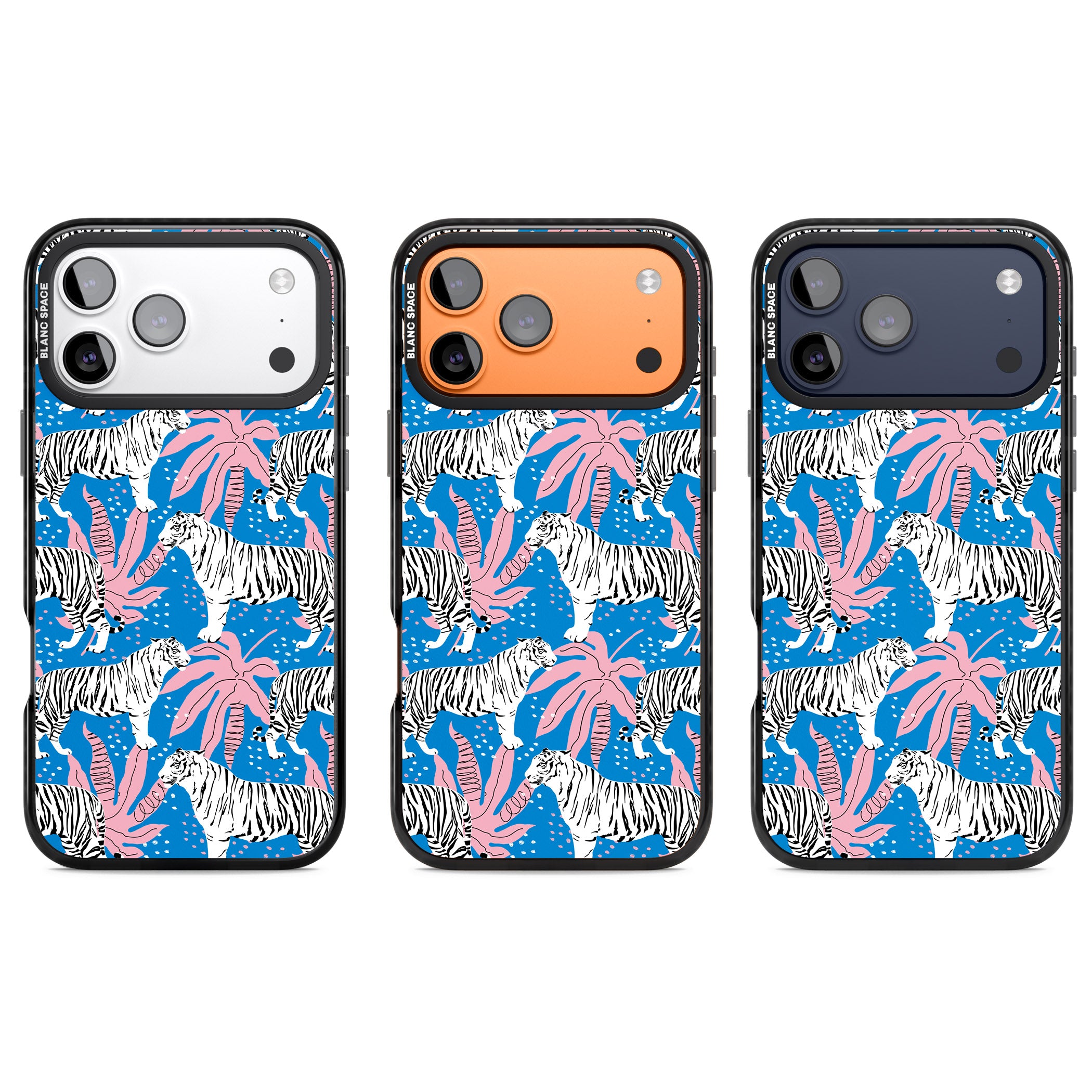 Bengal Blues iPhone 17 Pro Impact Pro Black Phone Case APT Impact Protection