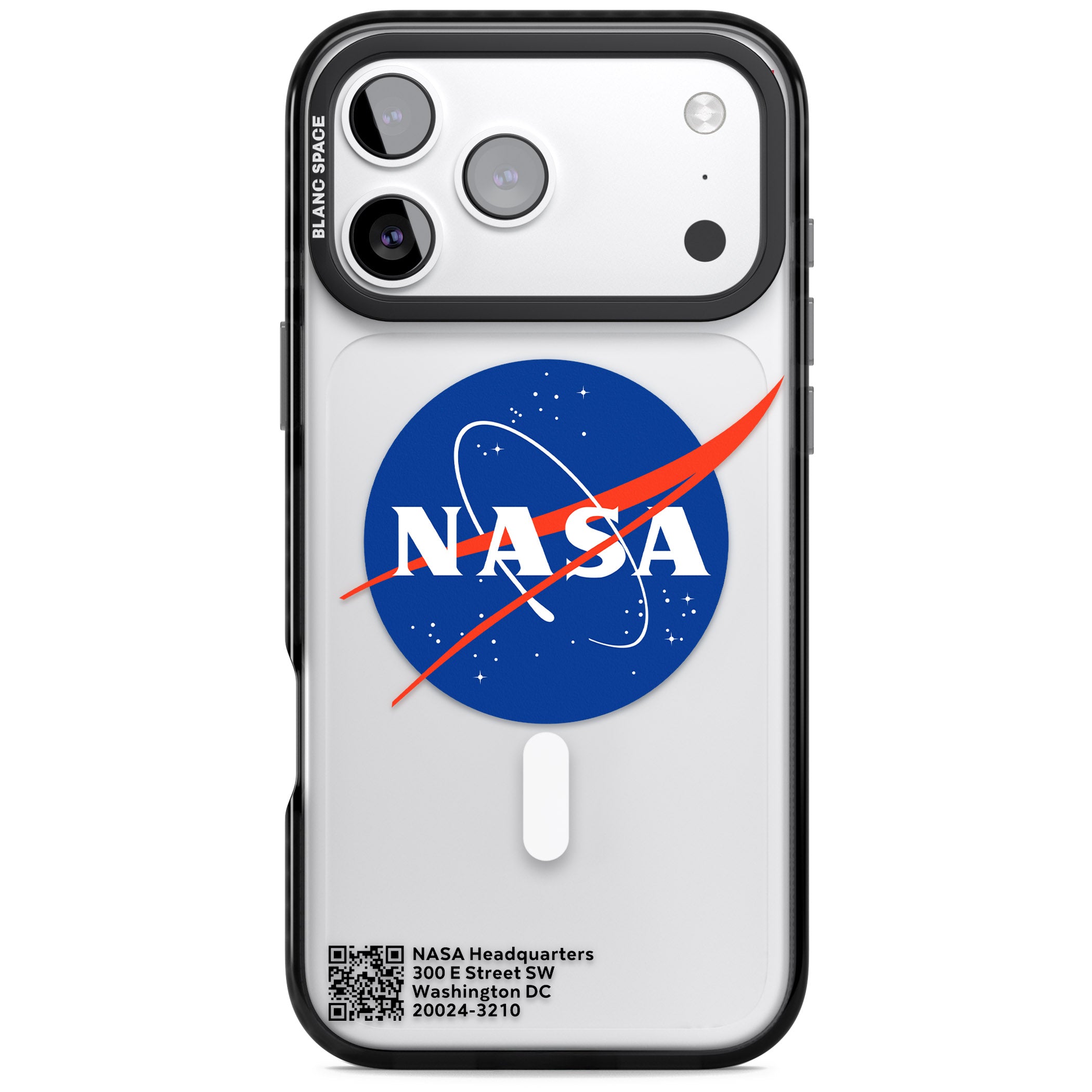 Nasa Meatball iPhone 17 Pro Max Impact Pro Black Phone Case