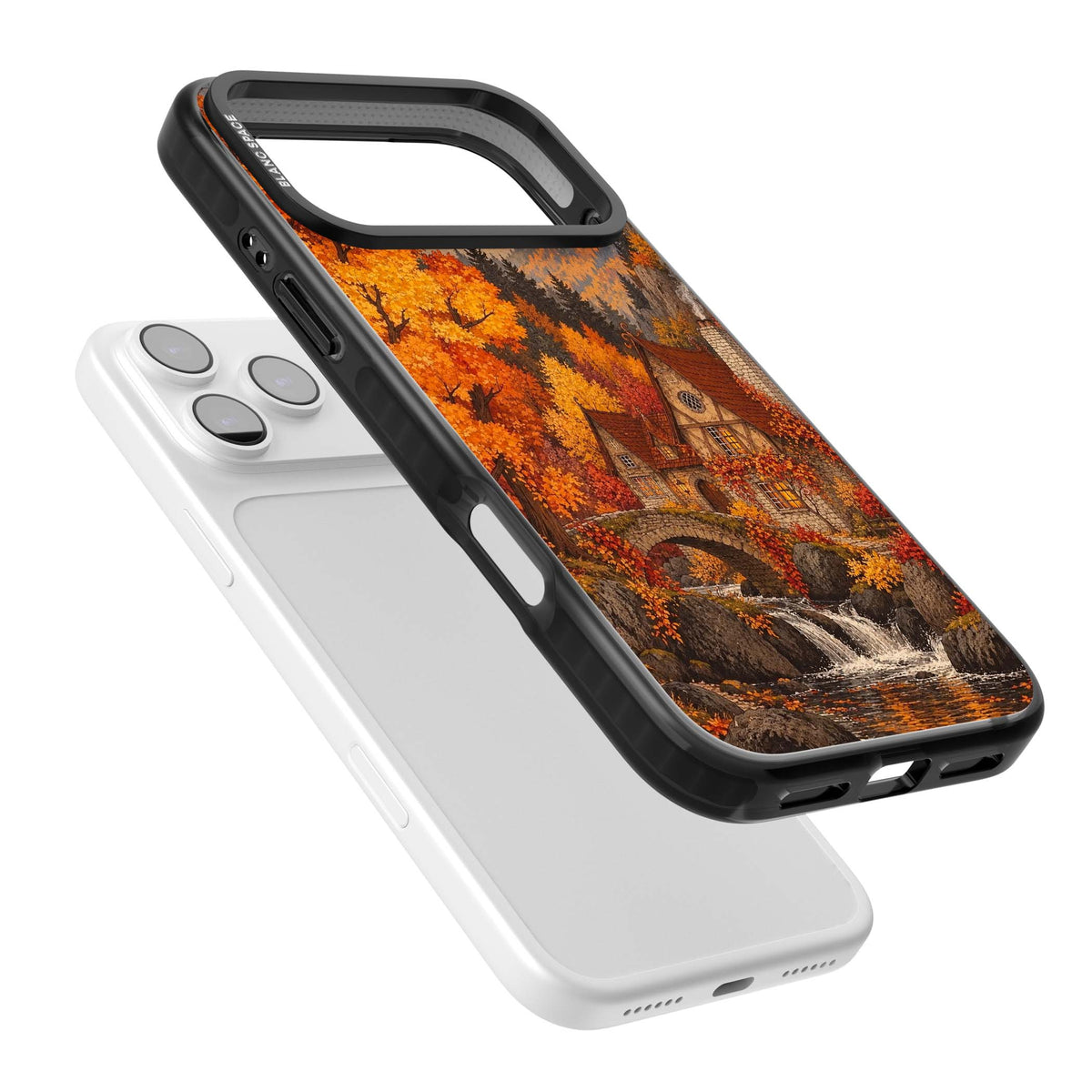 Auburn Cottage iPhone case | Black Impact Magsafe case for iPhone 17 Pro, iPhone 17 Pro Max