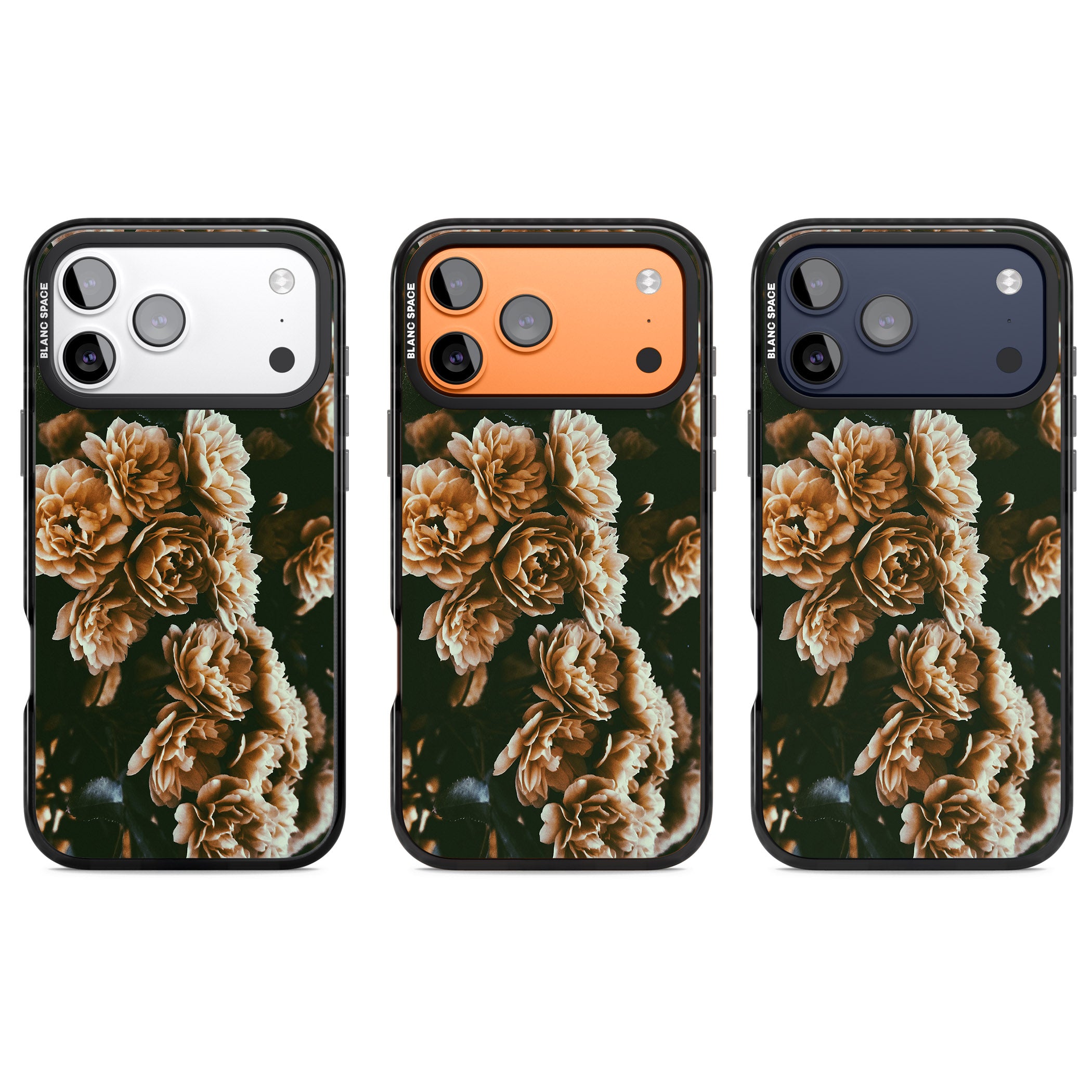 Moody Peony iPhone 17 Pro Impact Pro Black Phone Case APT Impact Protection