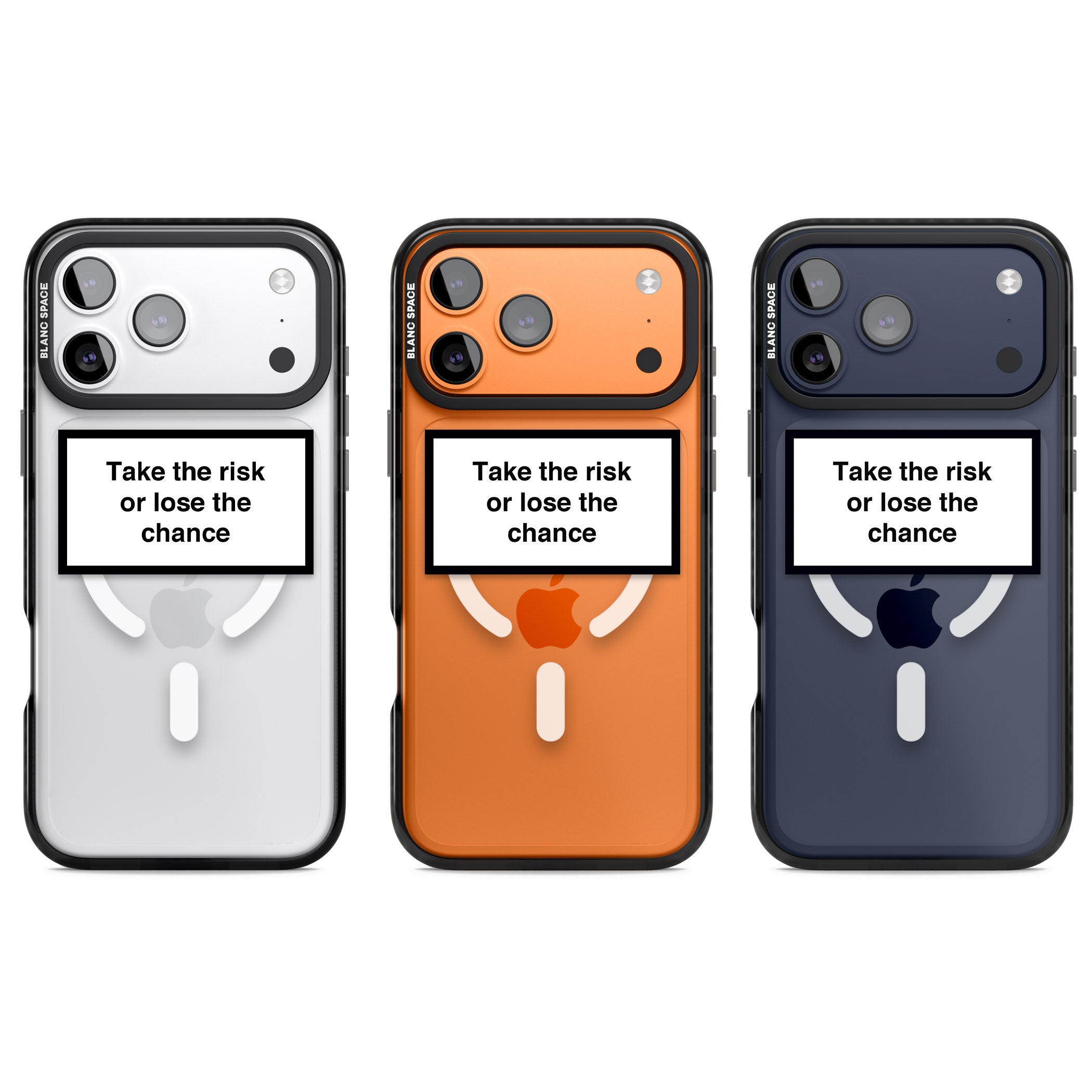 Take The Risk Or Lose The Chance iPhone 17 Pro Impact Pro Black Phone Case APT Impact Protection