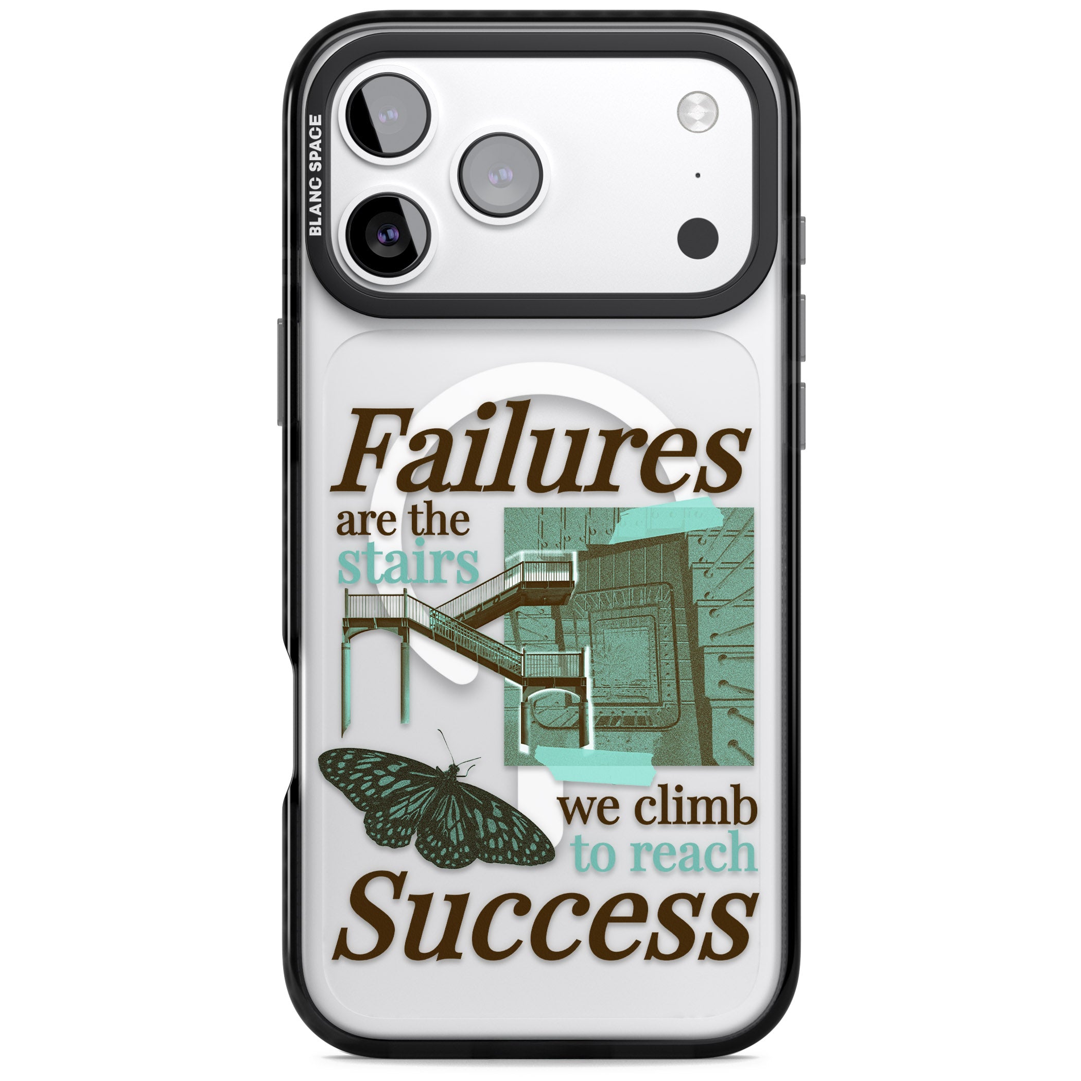 Fail To Succeed iPhone 17 Pro Max Impact Pro Black Phone Case