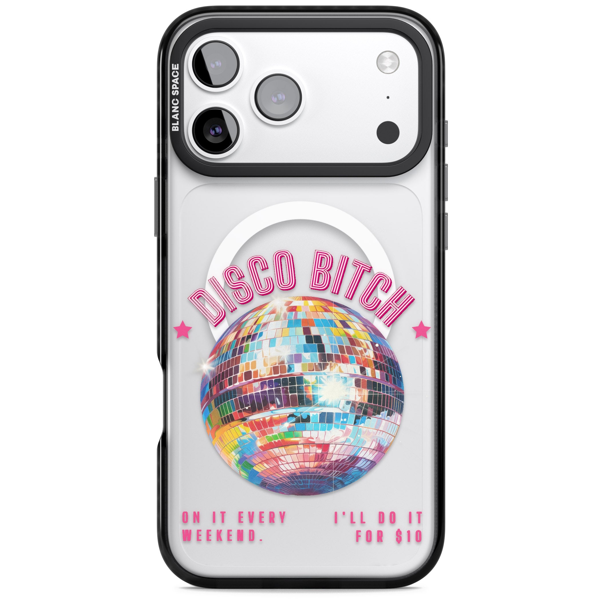 Disco B Tch iPhone 17 Pro Max Impact Pro Black Phone Case