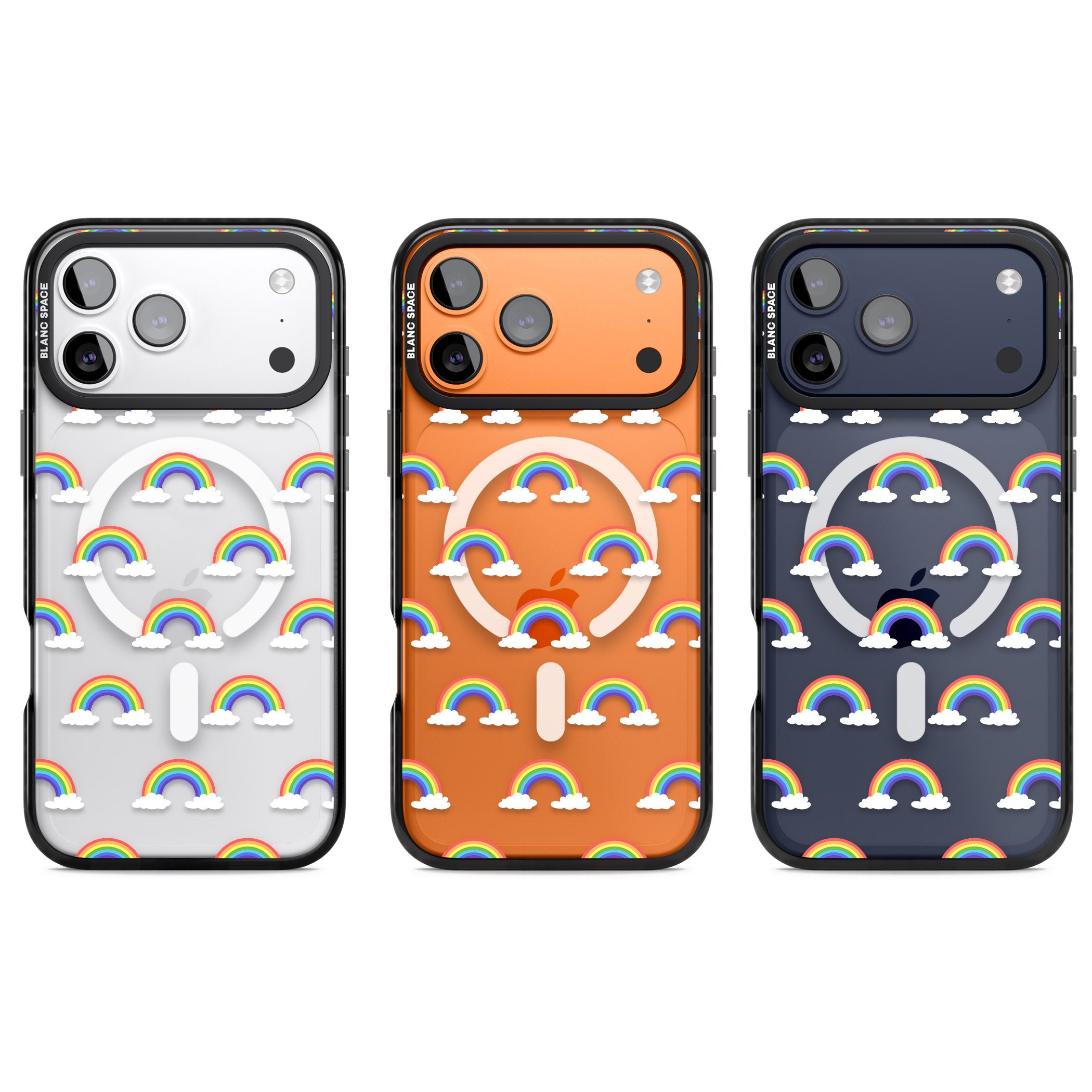 Rainbow Dream iPhone 17 Pro Impact Pro Black Phone Case APT Impact Protection