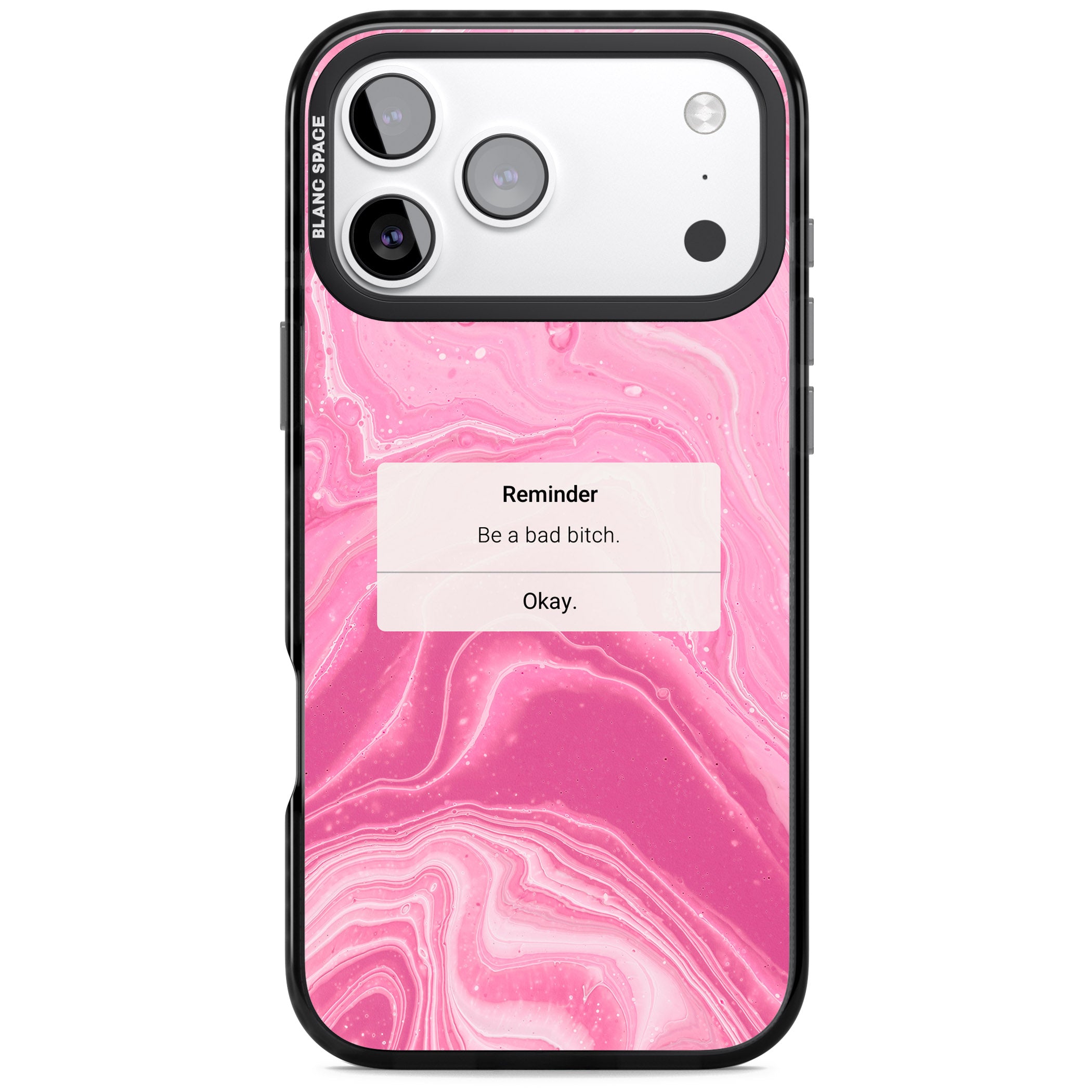 Bad Bitch Reminder iPhone 17 Pro Max Impact Pro Black Phone Case