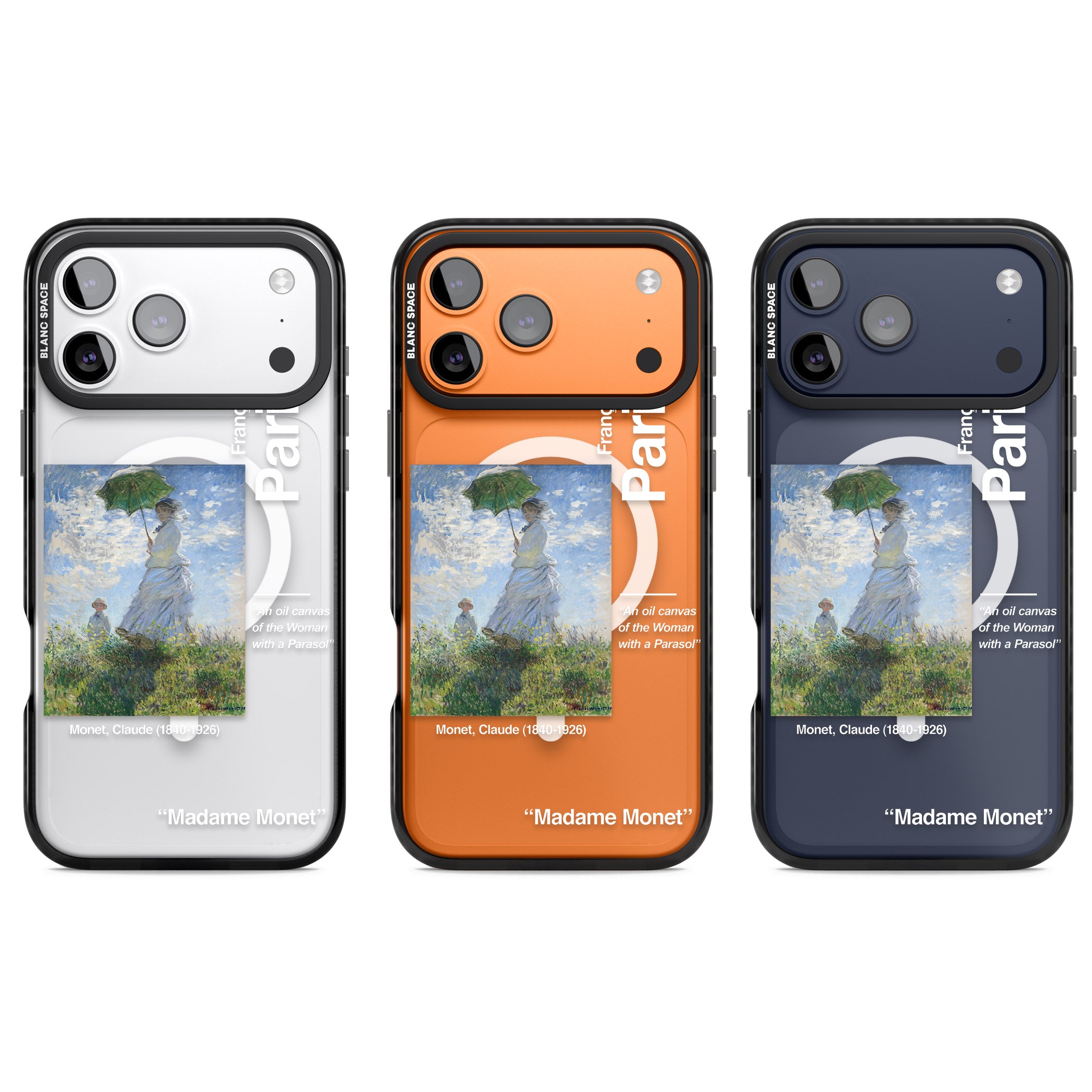 Madame Monet And Her Son iPhone 17 Pro Impact Pro Black Phone Case APT Impact Protection