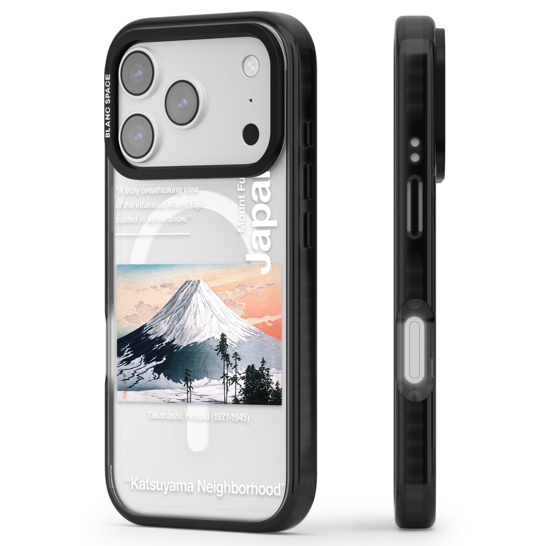Katsuyama Neighborhood iPhone 17 Pro Max Impact Pro Black Phone Case Side Profile