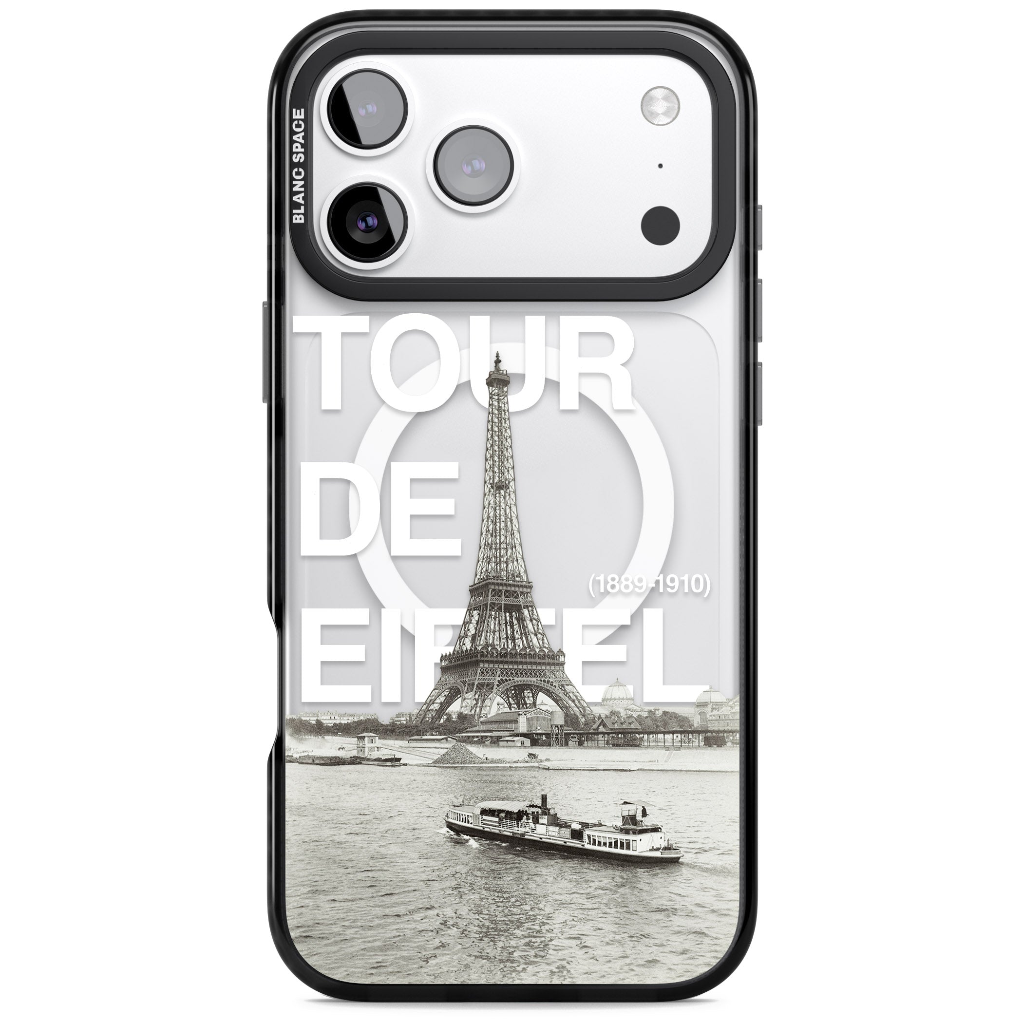 Tour De Eiffel iPhone 17 Pro Max Impact Pro Black Phone Case