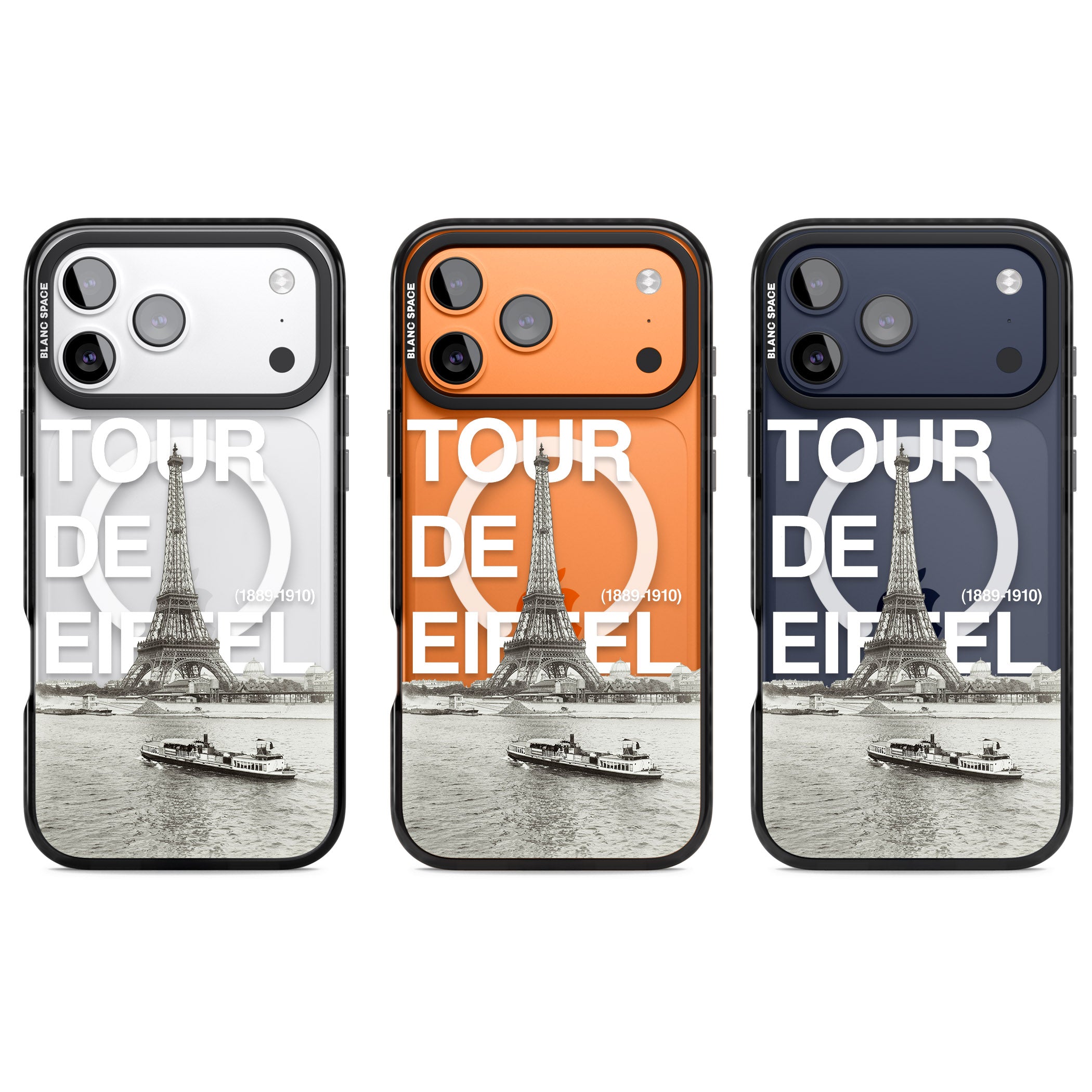 Tour De Eiffel iPhone 17 Pro Impact Pro Black Phone Case APT Impact Protection