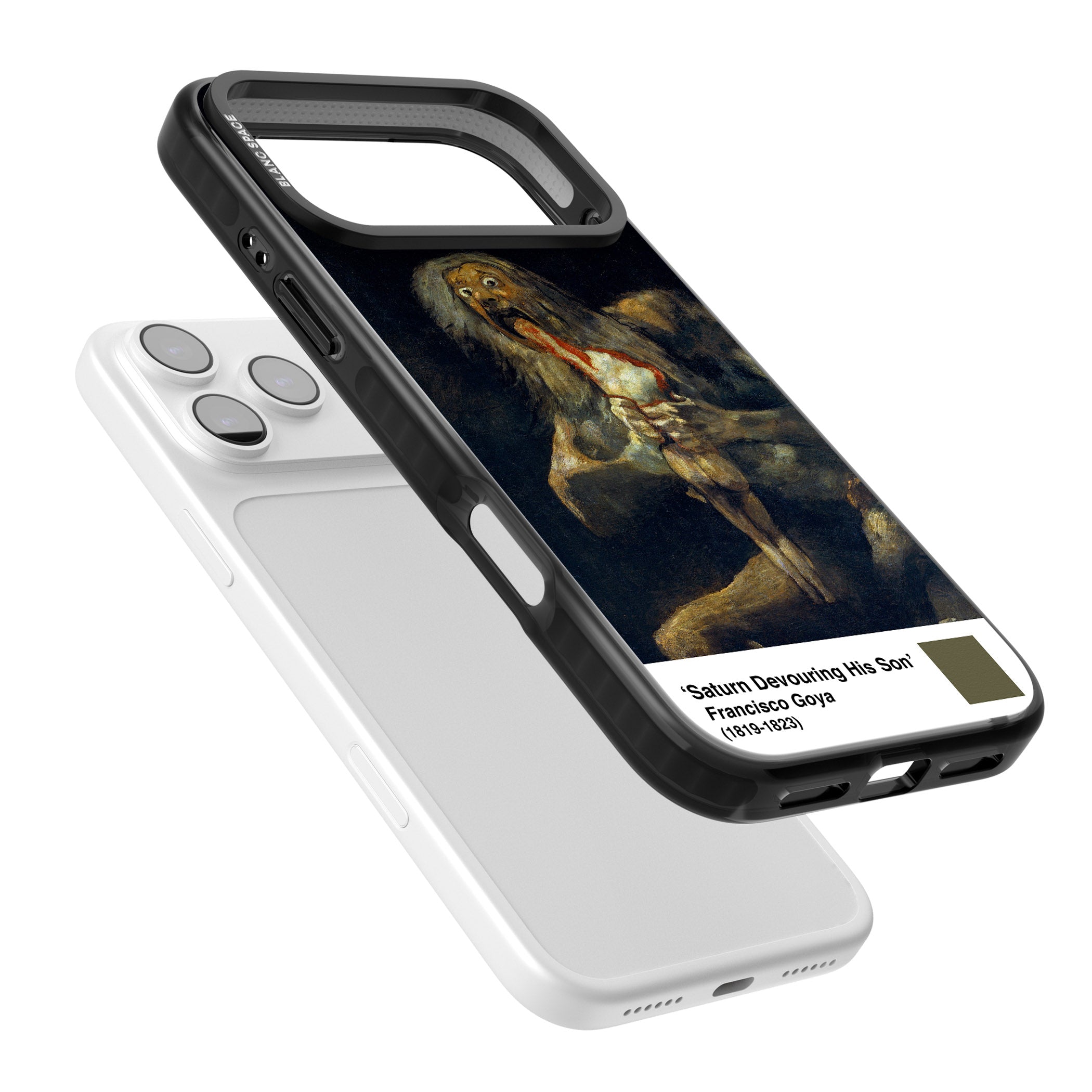 Saturn Devouring His Son iPhone 17 Pro Max Impact Pro Black Phone Case Colours