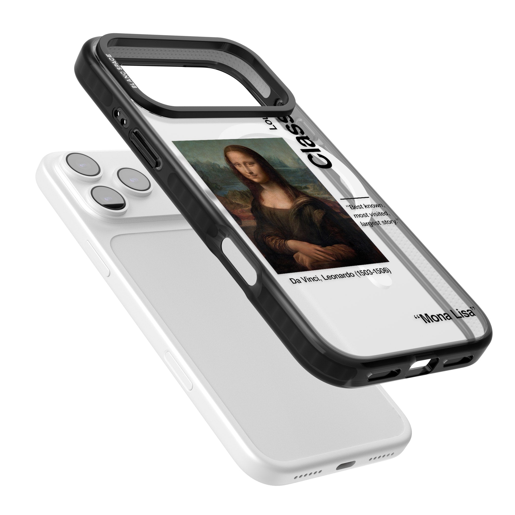 Mona Lisa Leonardo Da Vinci iPhone 17 Pro Max Impact Pro Black Phone Case Colours