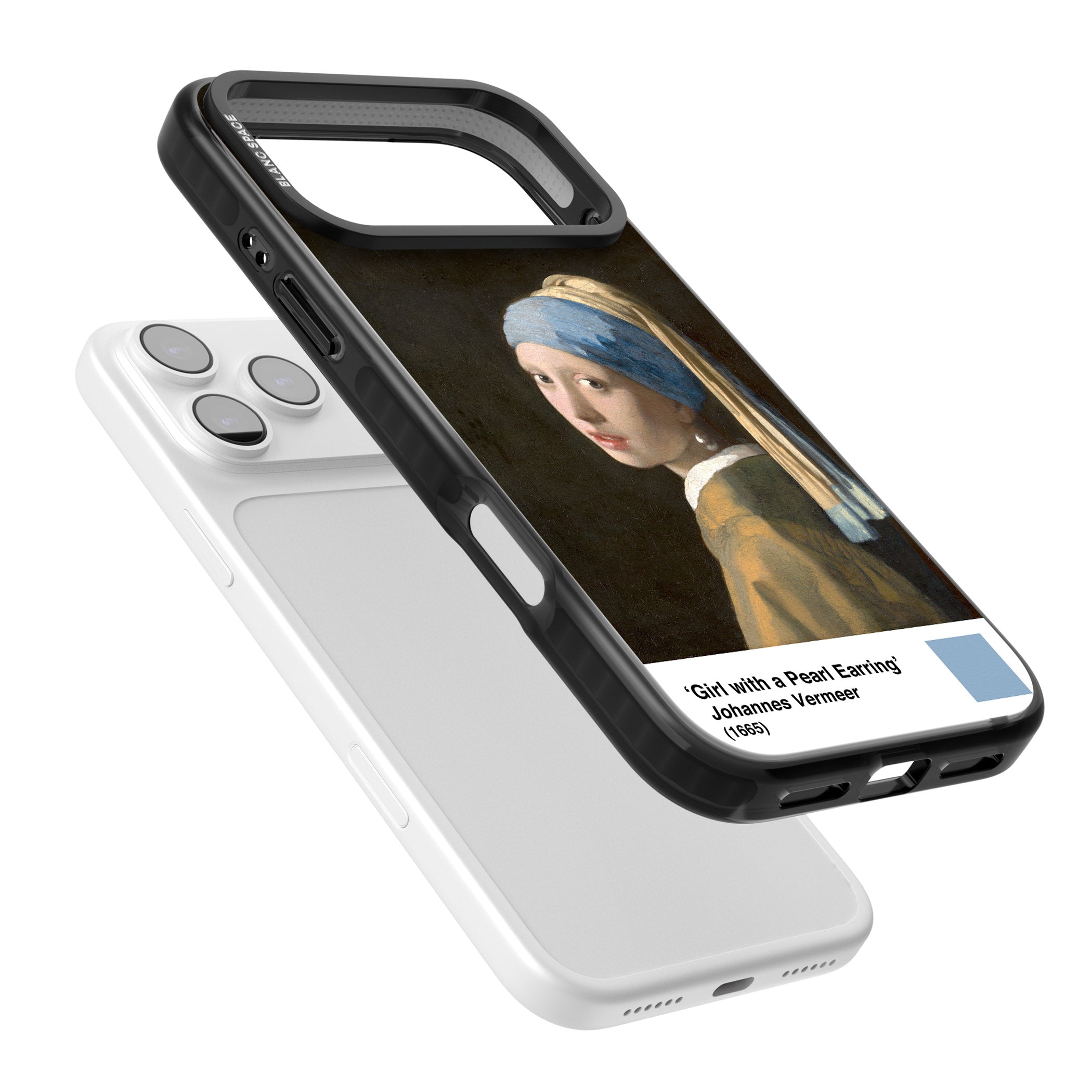 Girl With A Pearl Earring iPhone 17 Pro Max Impact Pro Black Phone Case Colours