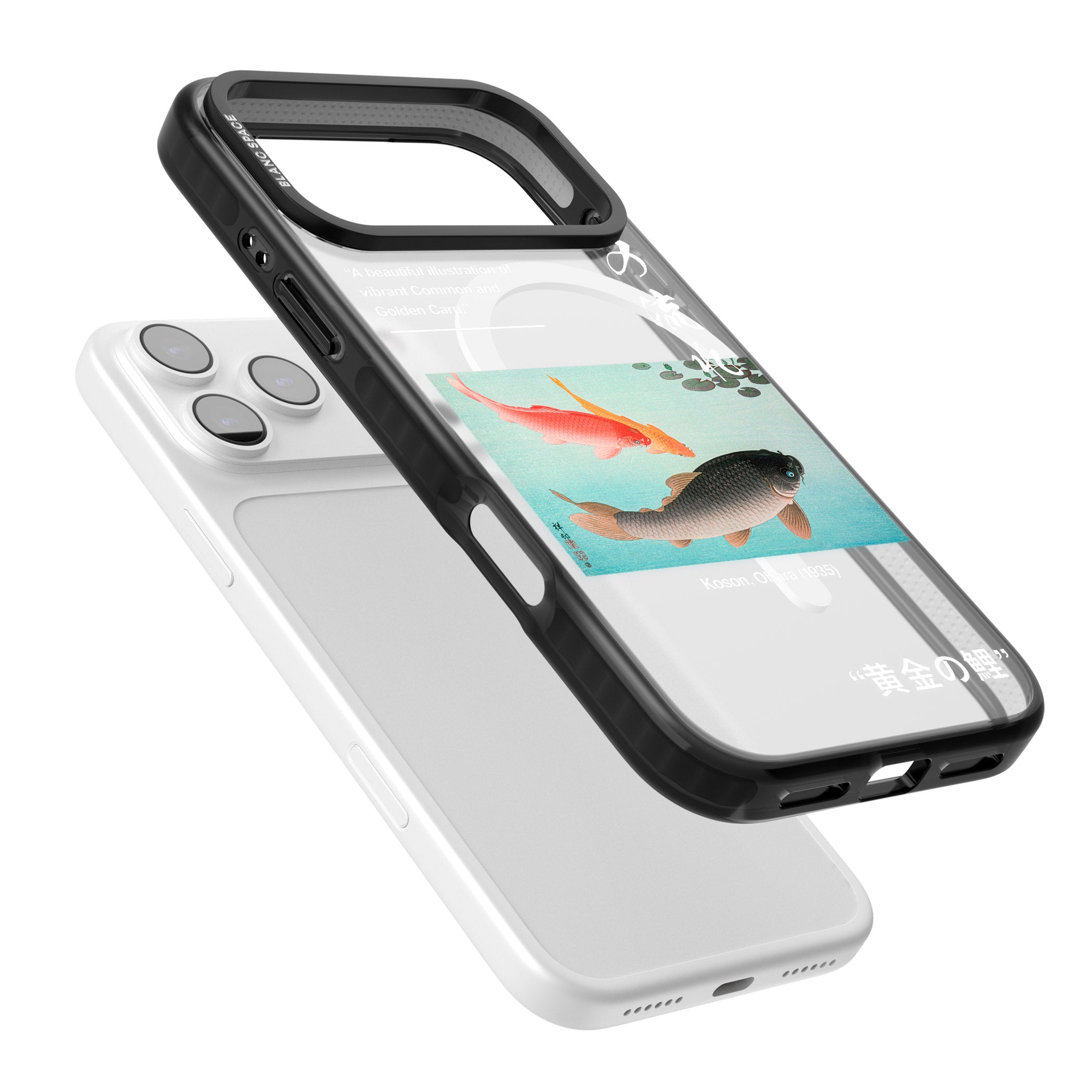 Golden Carp iPhone 17 Pro Max Impact Pro Black Phone Case Colours