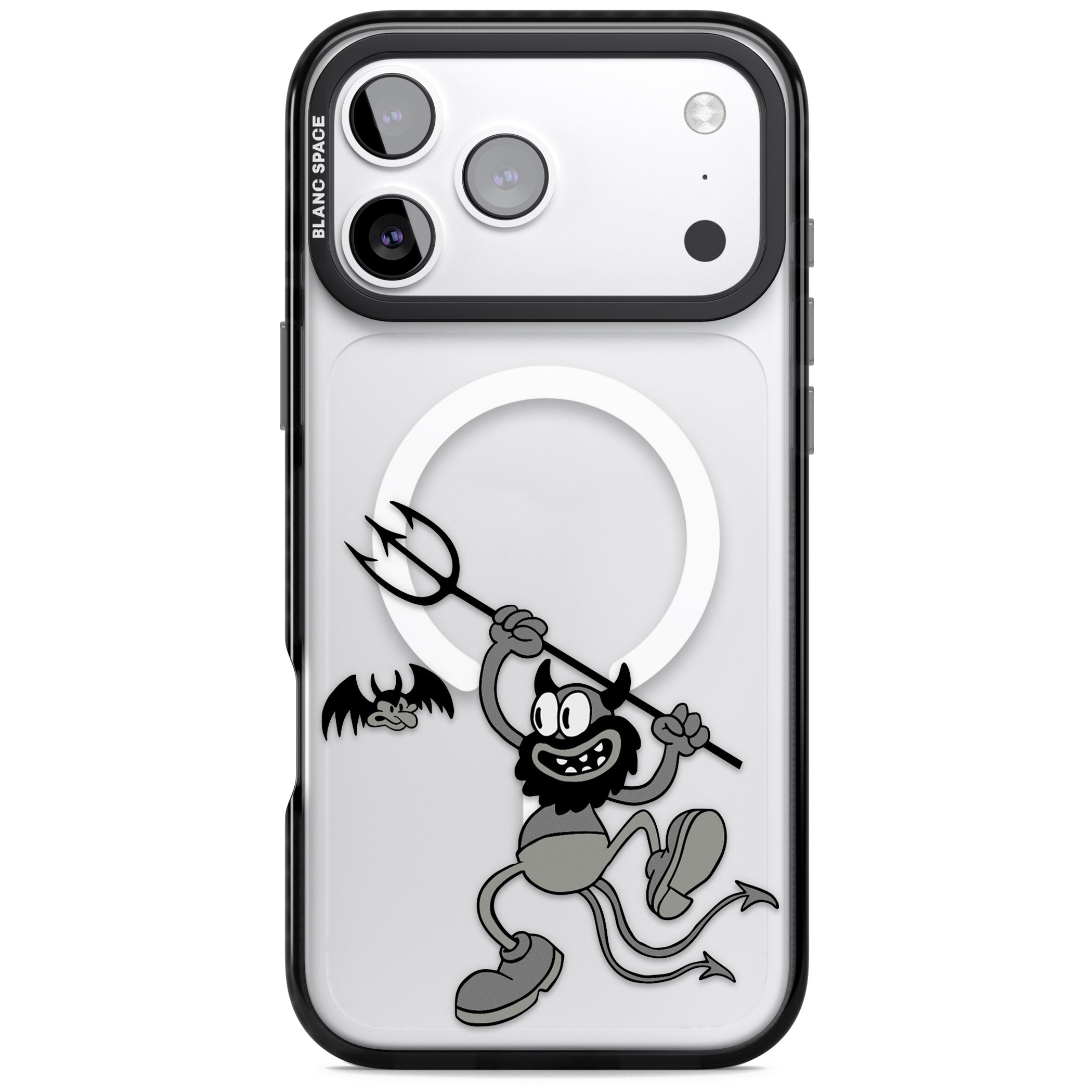 Dancing Devil iPhone 17 Pro Max Impact Pro Black Phone Case