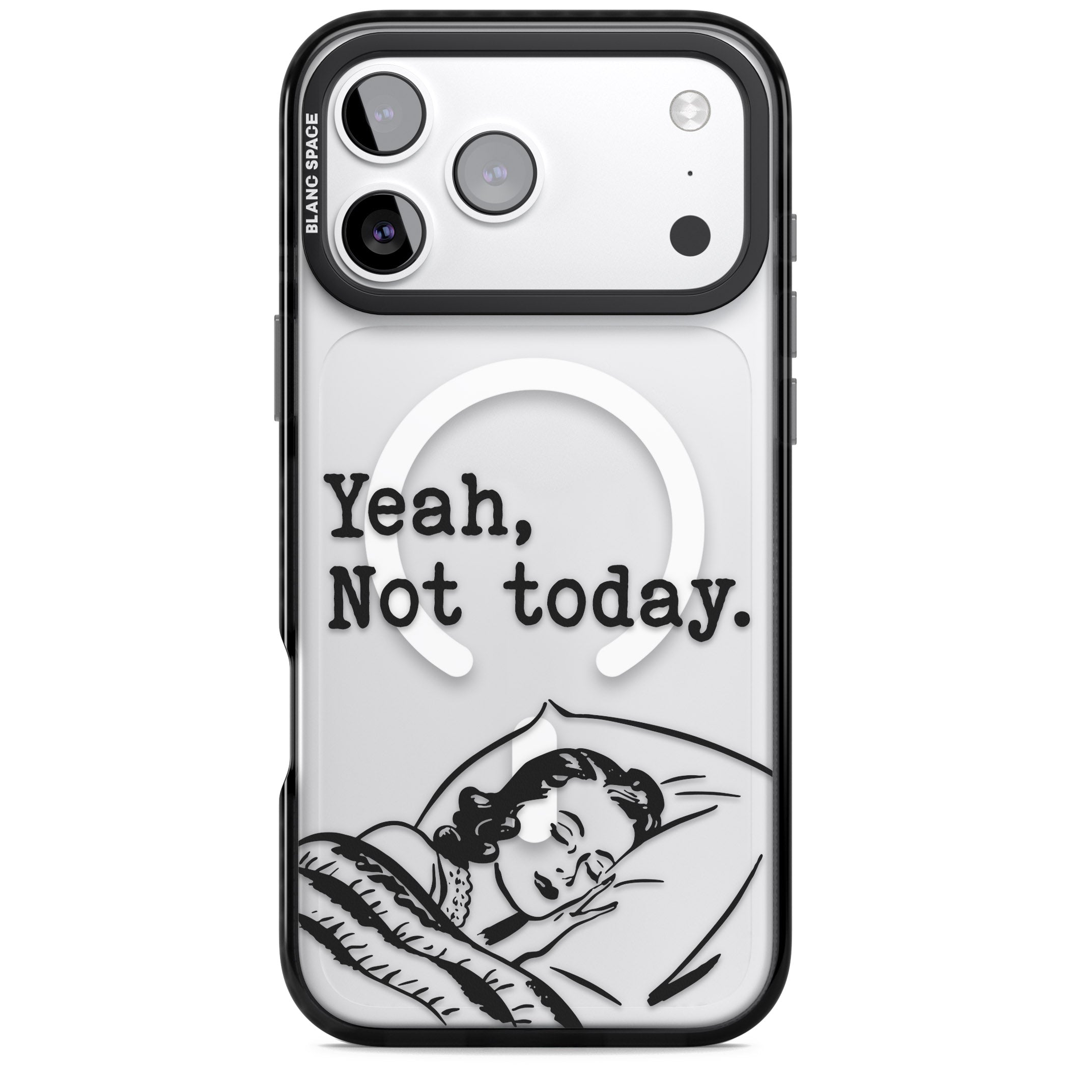 Yeah, Not Today iPhone 17 Pro Max Impact Pro Black Phone Case