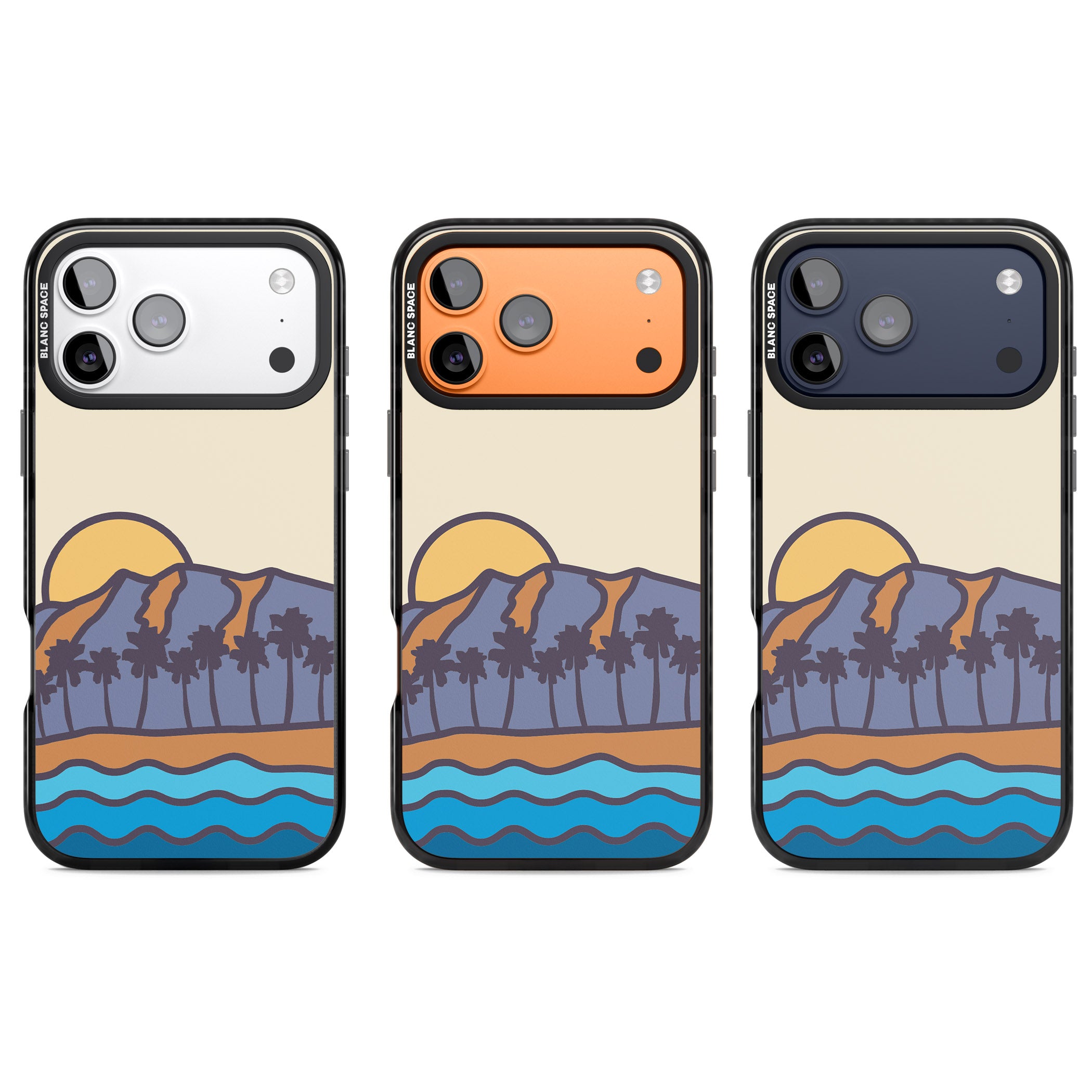 South Sunset iPhone 17 Pro Impact Pro Black Phone Case APT Impact Protection