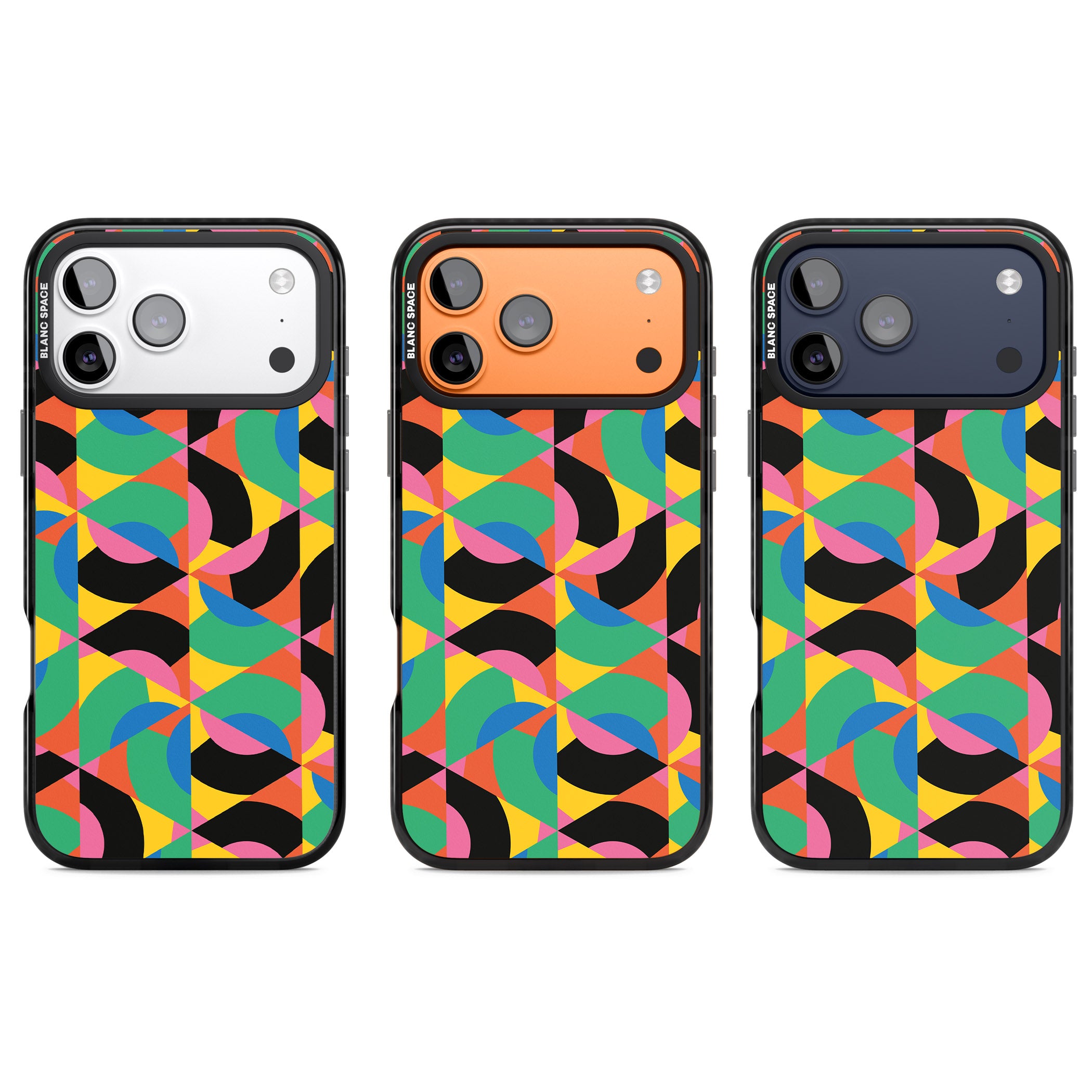 Abstract Carnival iPhone 17 Pro Impact Pro Black Phone Case APT Impact Protection