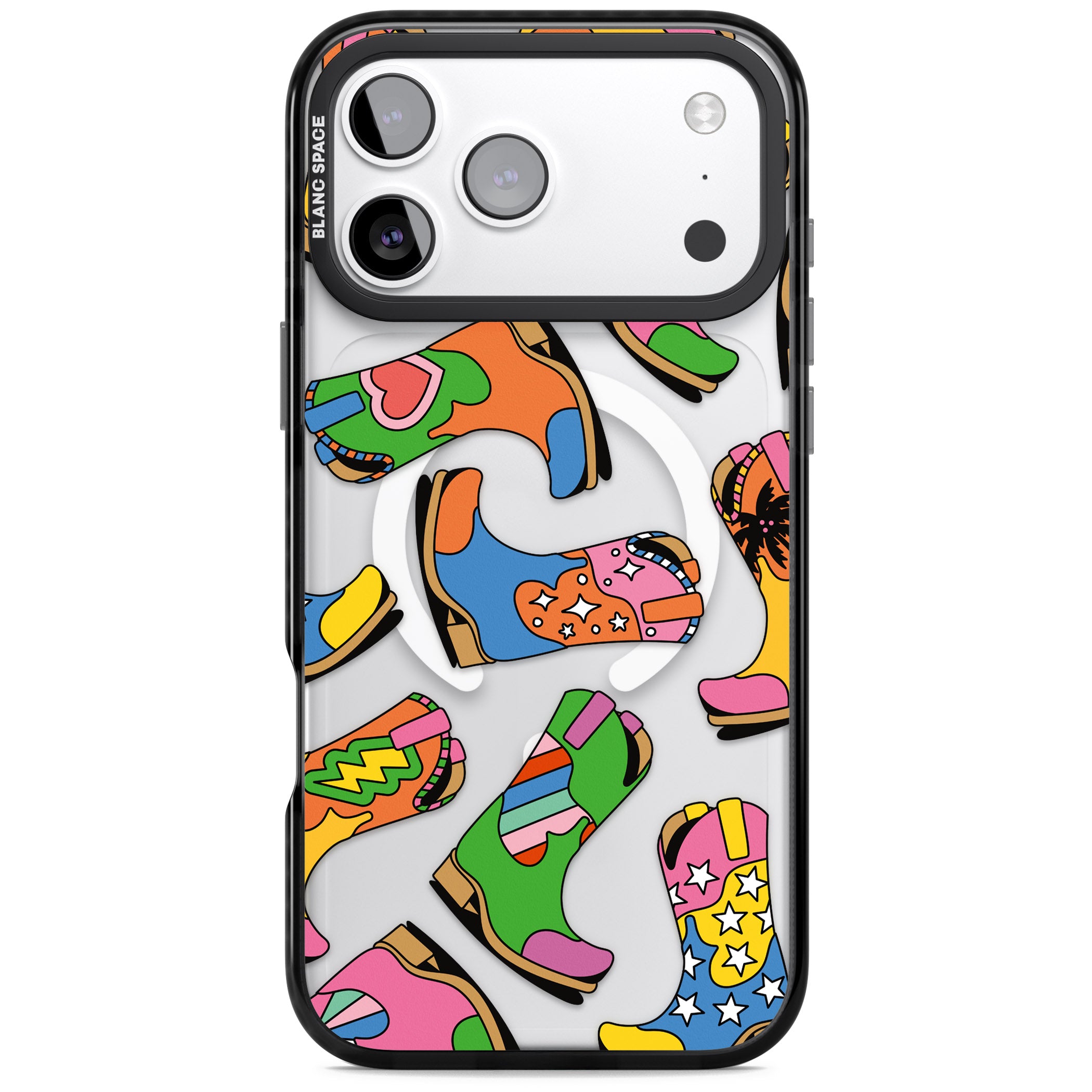 Starburst Boots iPhone 17 Pro Max Impact Pro Black Phone Case