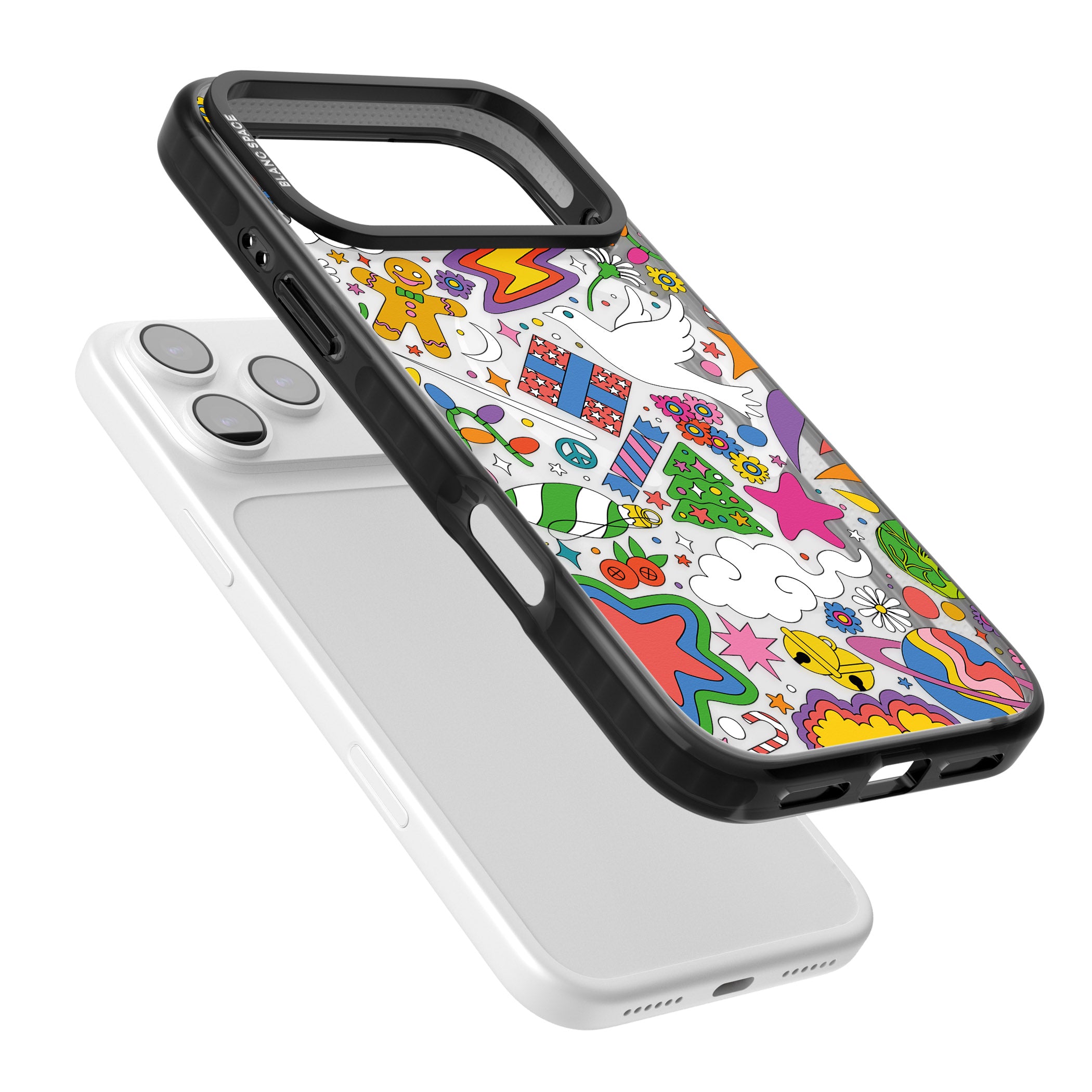 Whimsical Wonderland iPhone 17 Pro Max Impact Pro Black Phone Case Colours