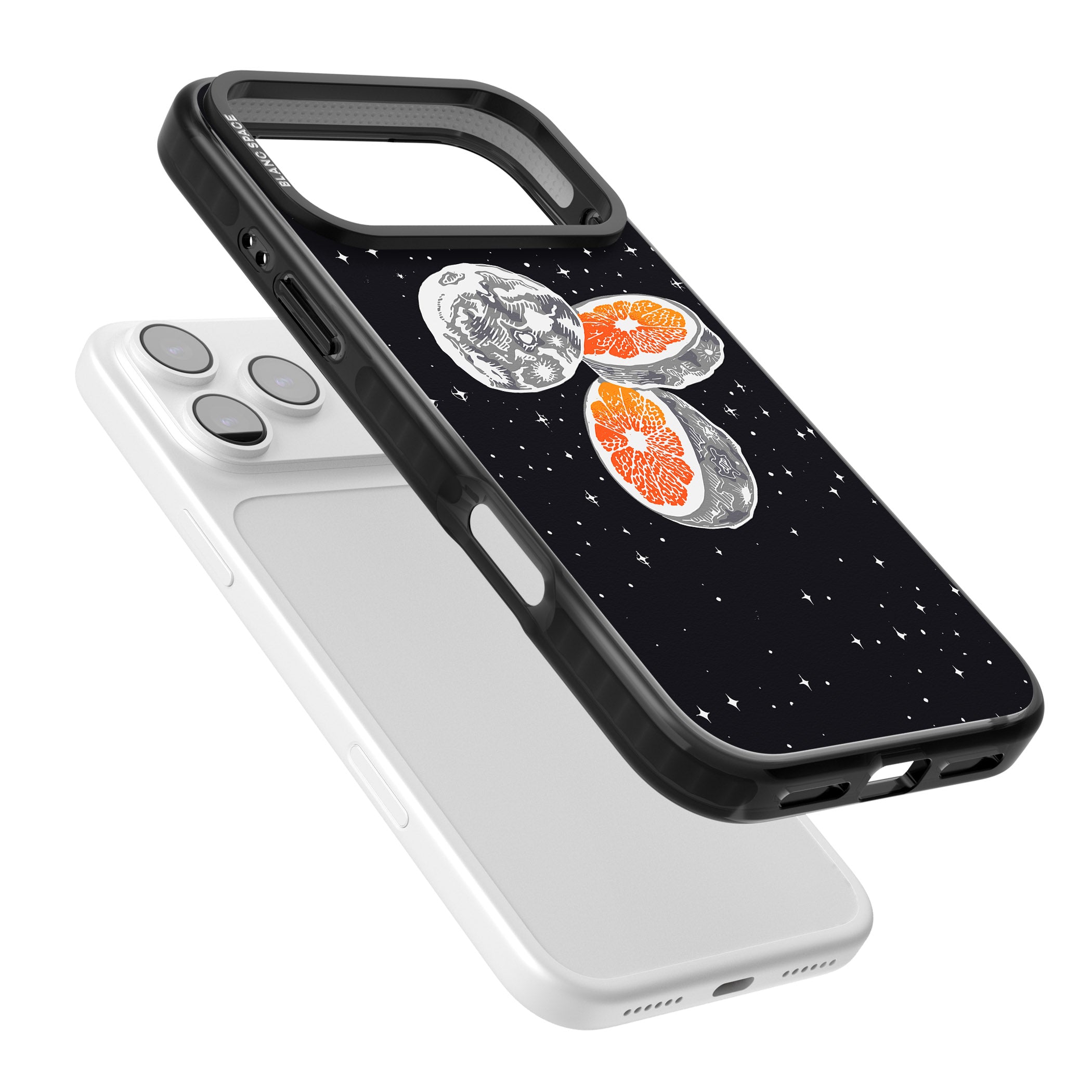 Blood Orange Moon iPhone 17 Pro Max Impact Pro Black Phone Case Colours