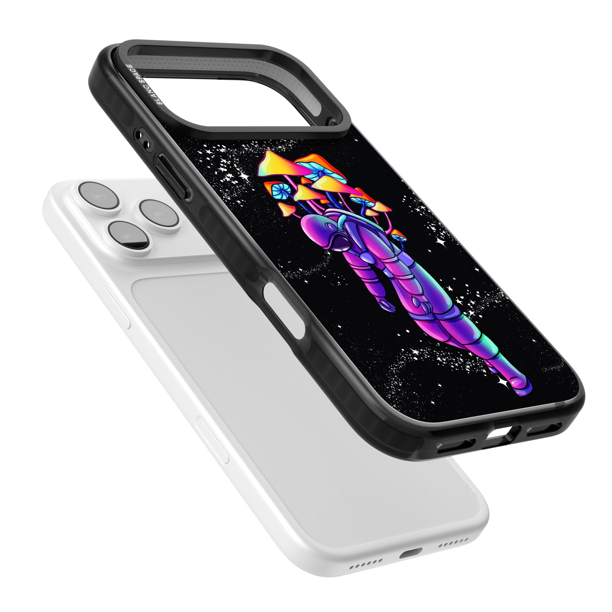 Space Mutation iPhone 17 Pro Max Impact Pro Black Phone Case Colours