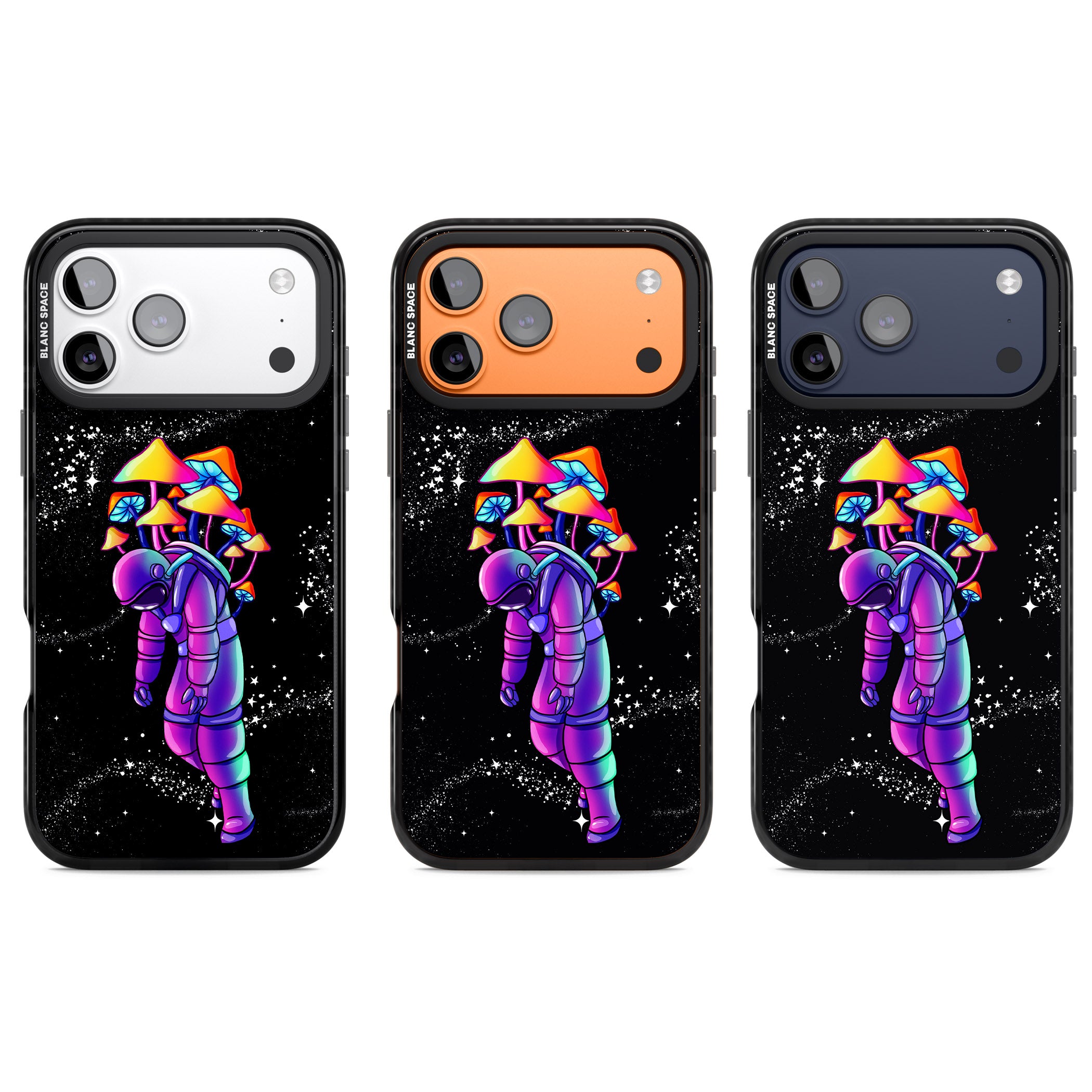 Space Mutation iPhone 17 Pro Impact Pro Black Phone Case APT Impact Protection