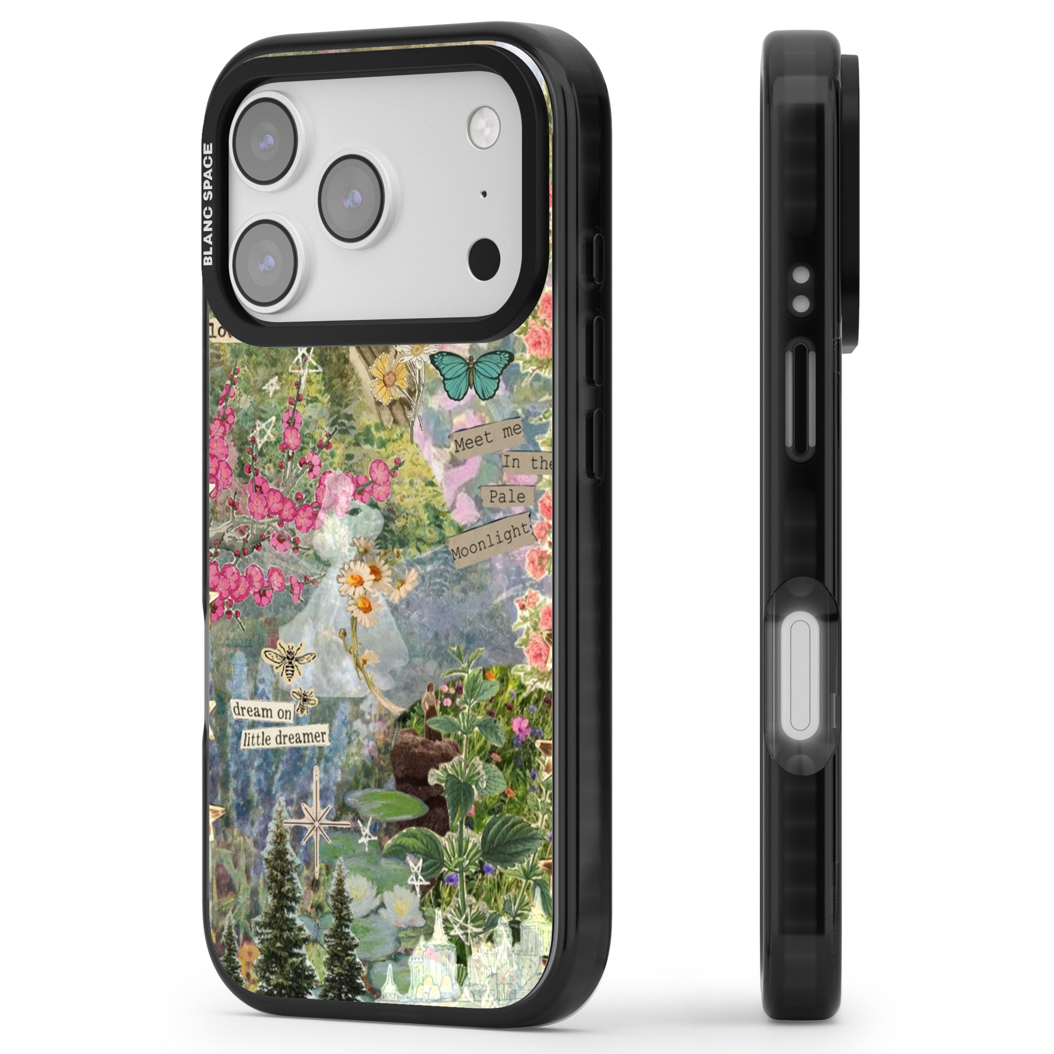 Spring Day iPhone 17 Pro Max Impact Pro Black Phone Case Side Profile