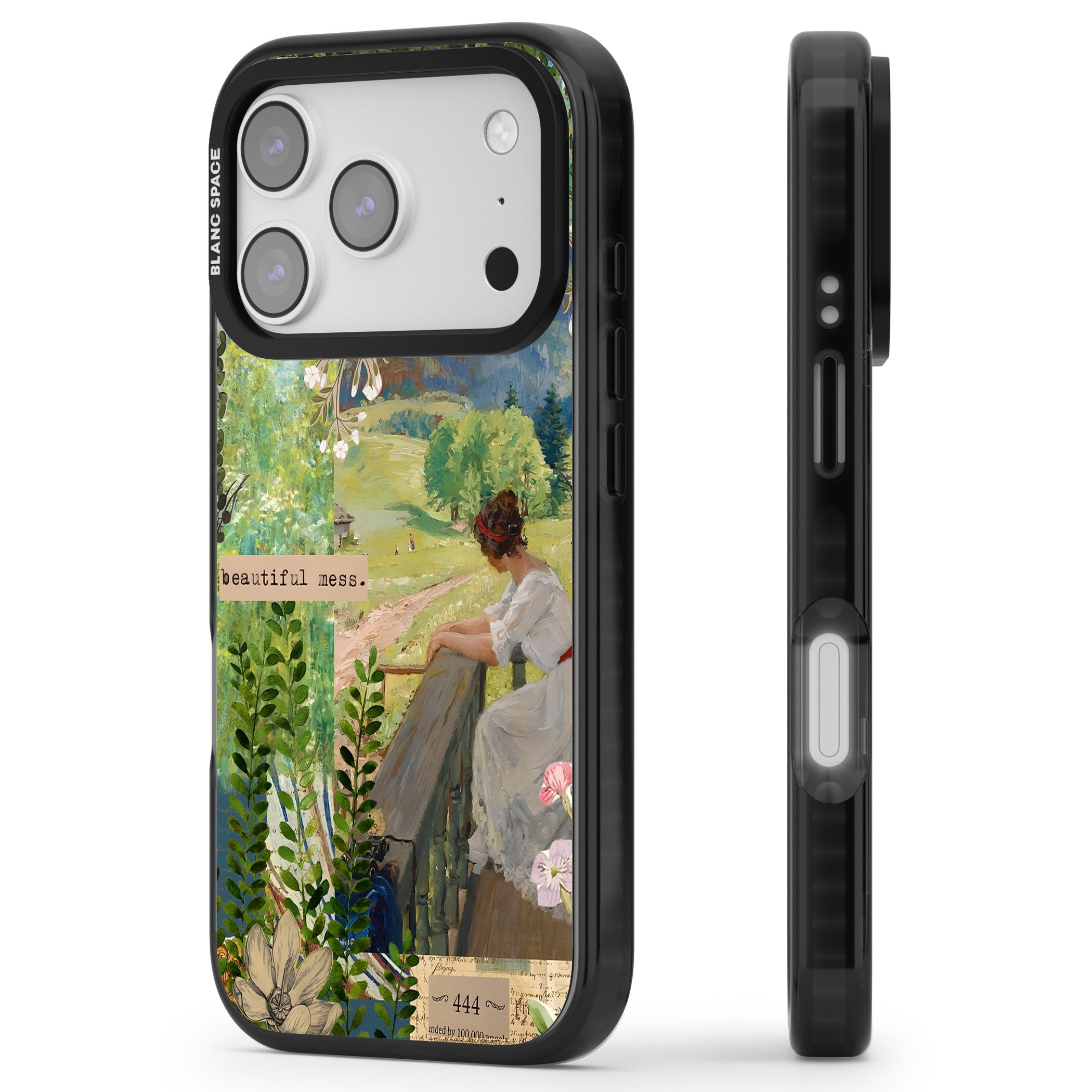 Beautiful Mess iPhone 17 Pro Max Impact Pro Black Phone Case Side Profile