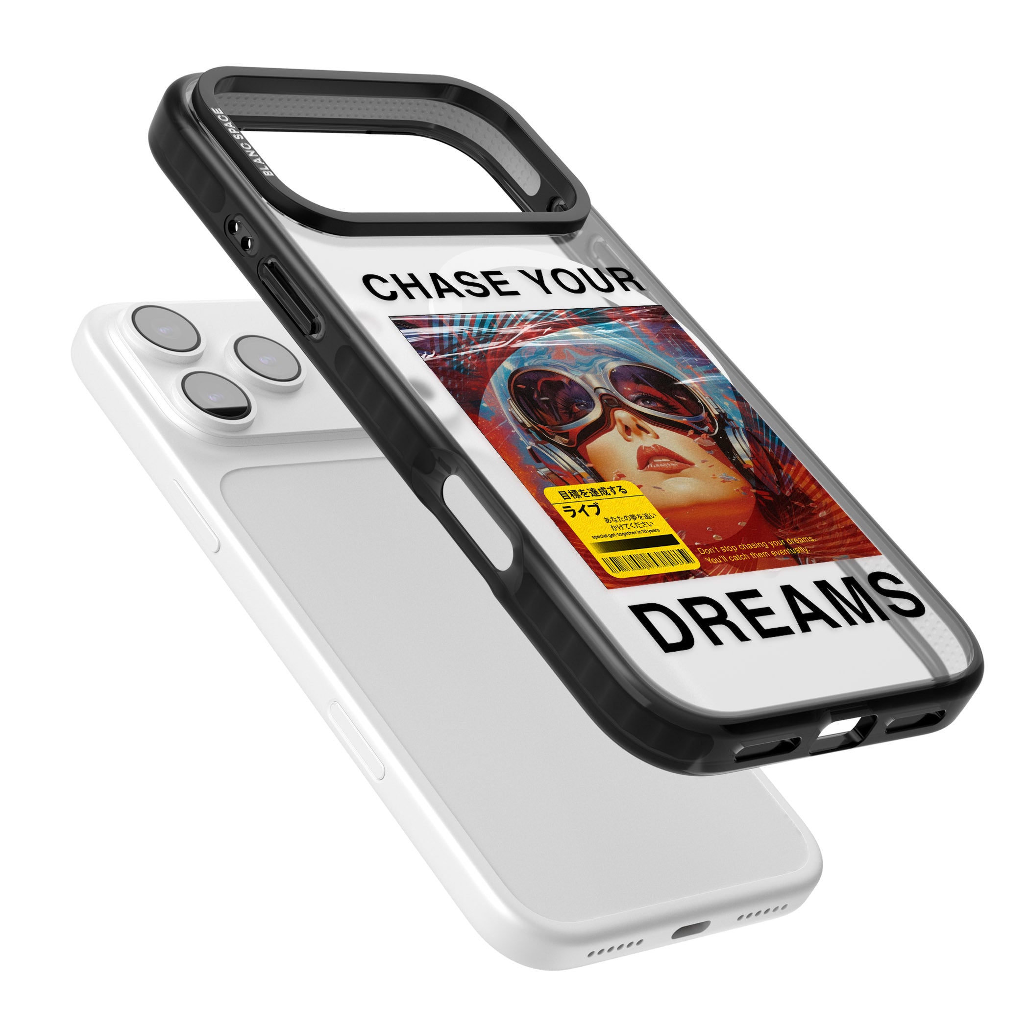 Chase Your Dreams iPhone 17 Pro Max Impact Pro Black Phone Case Colours