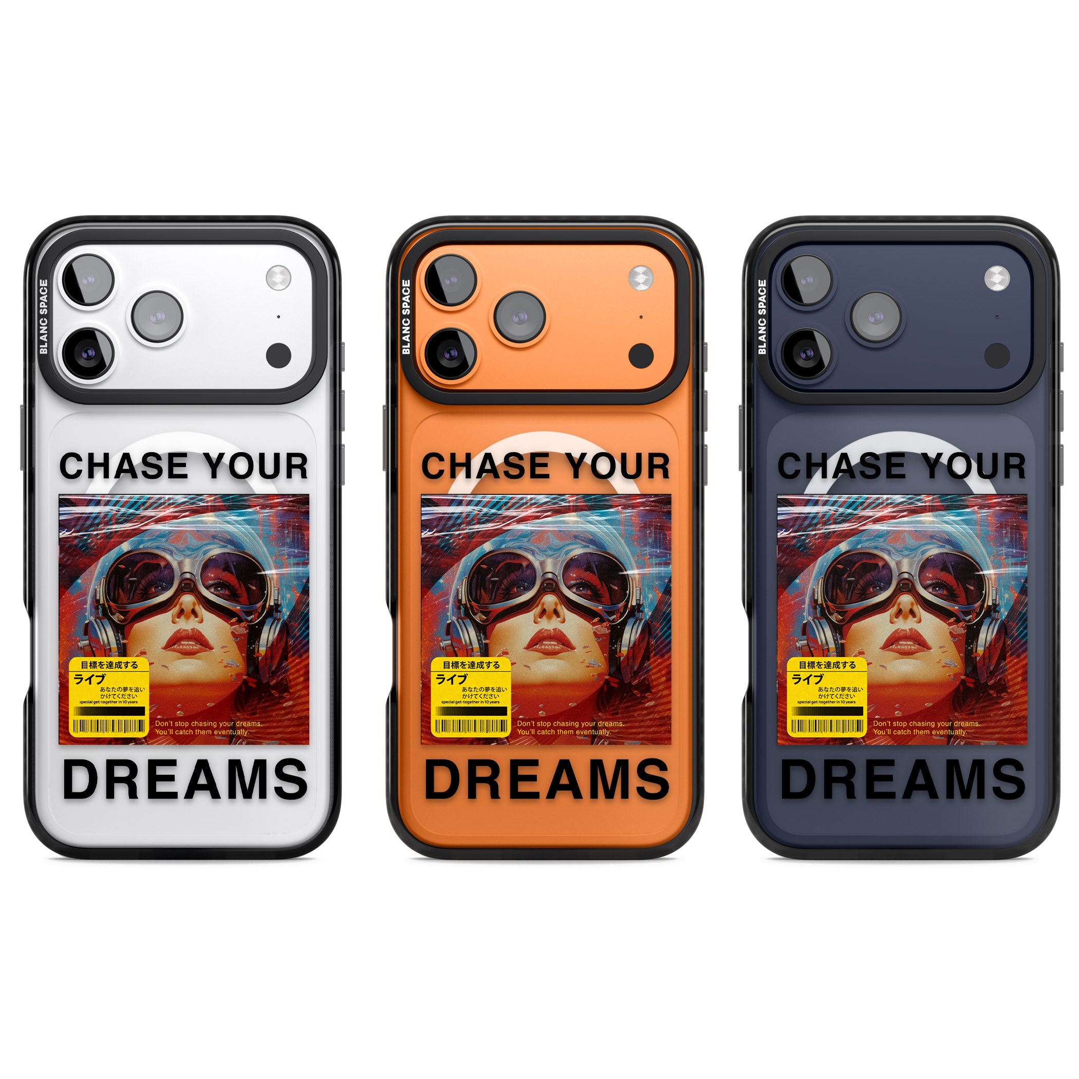 Chase Your Dreams iPhone 17 Pro Impact Pro Black Phone Case APT Impact Protection
