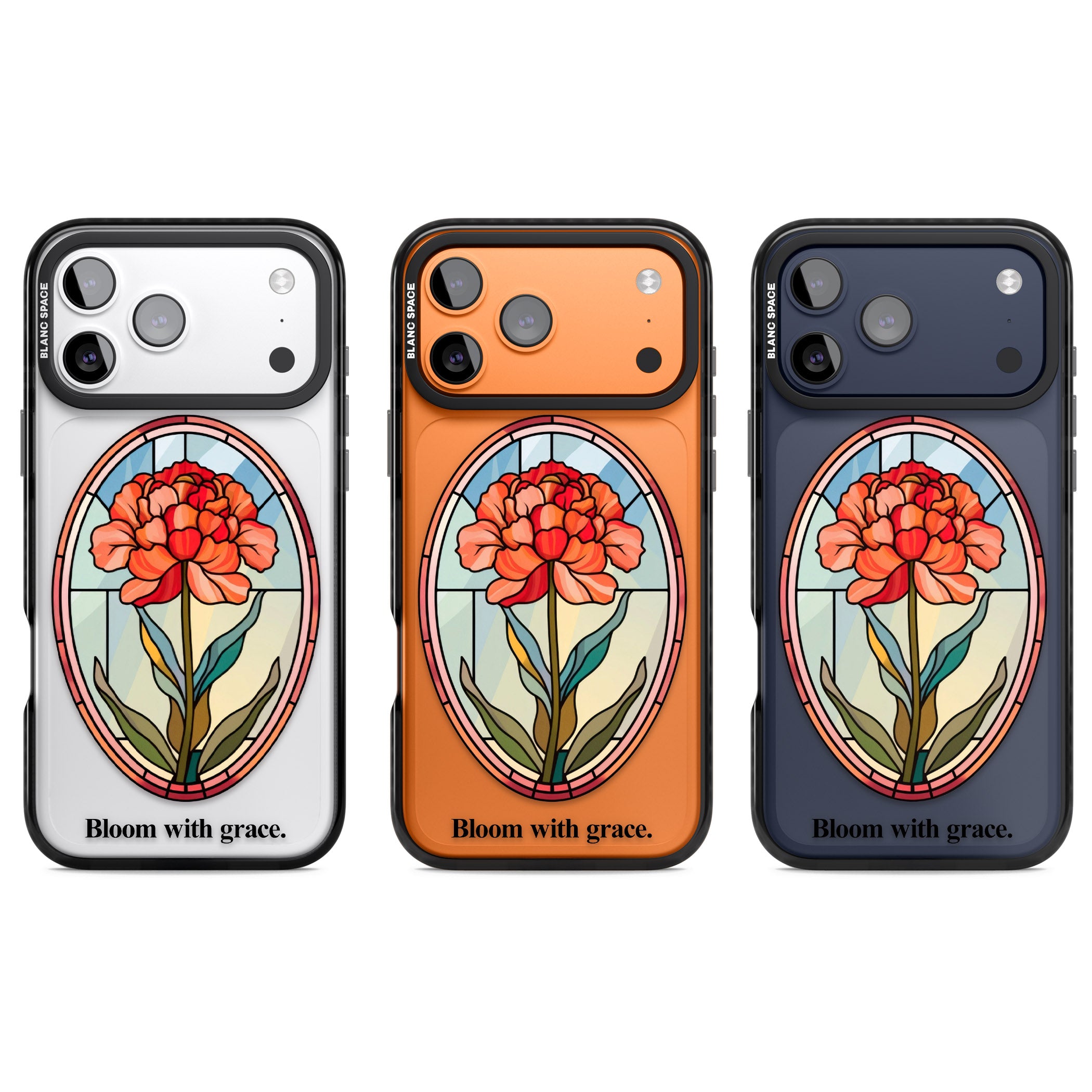 Bloom With Grace iPhone 17 Pro Impact Pro Black Phone Case APT Impact Protection