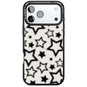 Black Halftone Stars