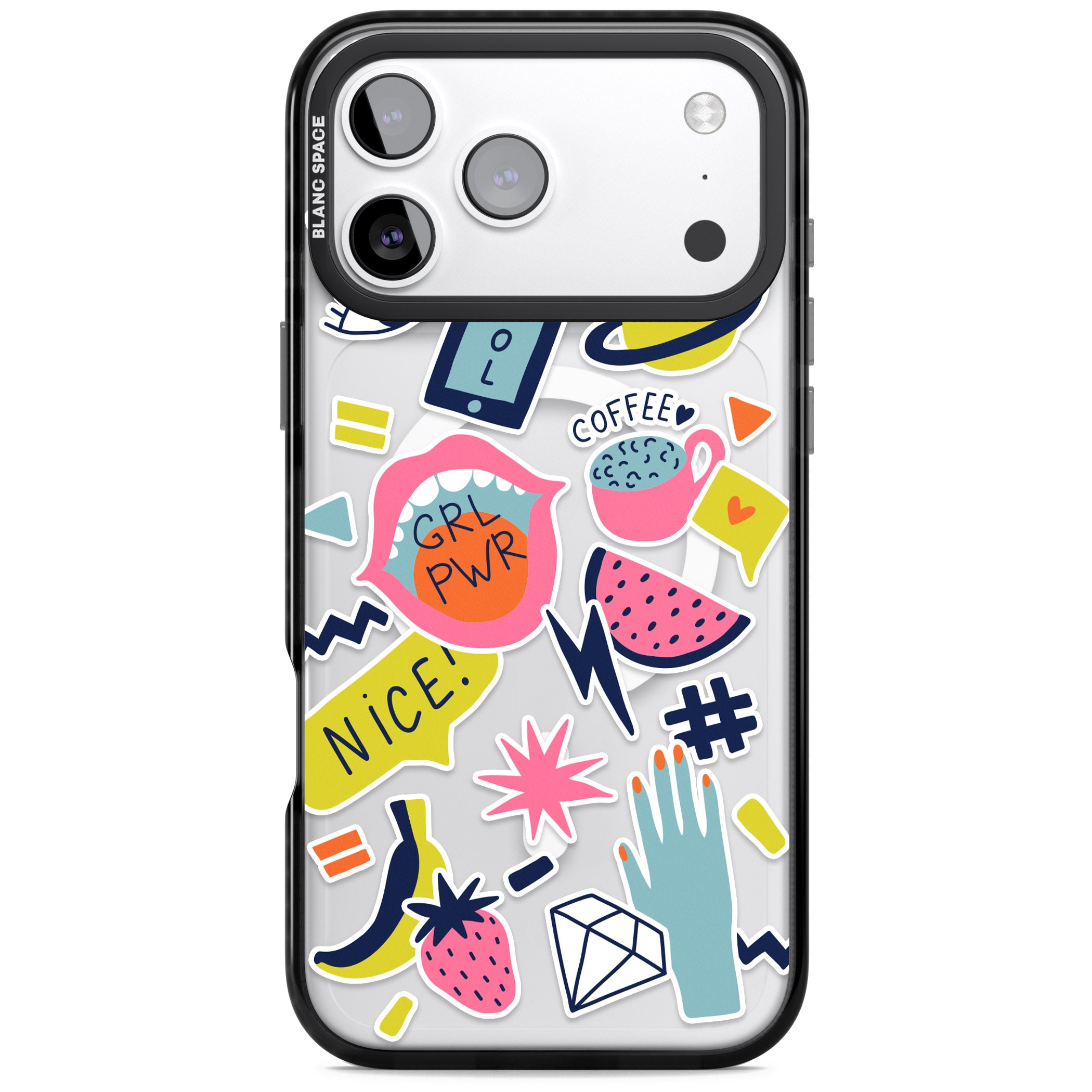 Grl Pwr iPhone 17 Pro Max Impact Pro Black Phone Case