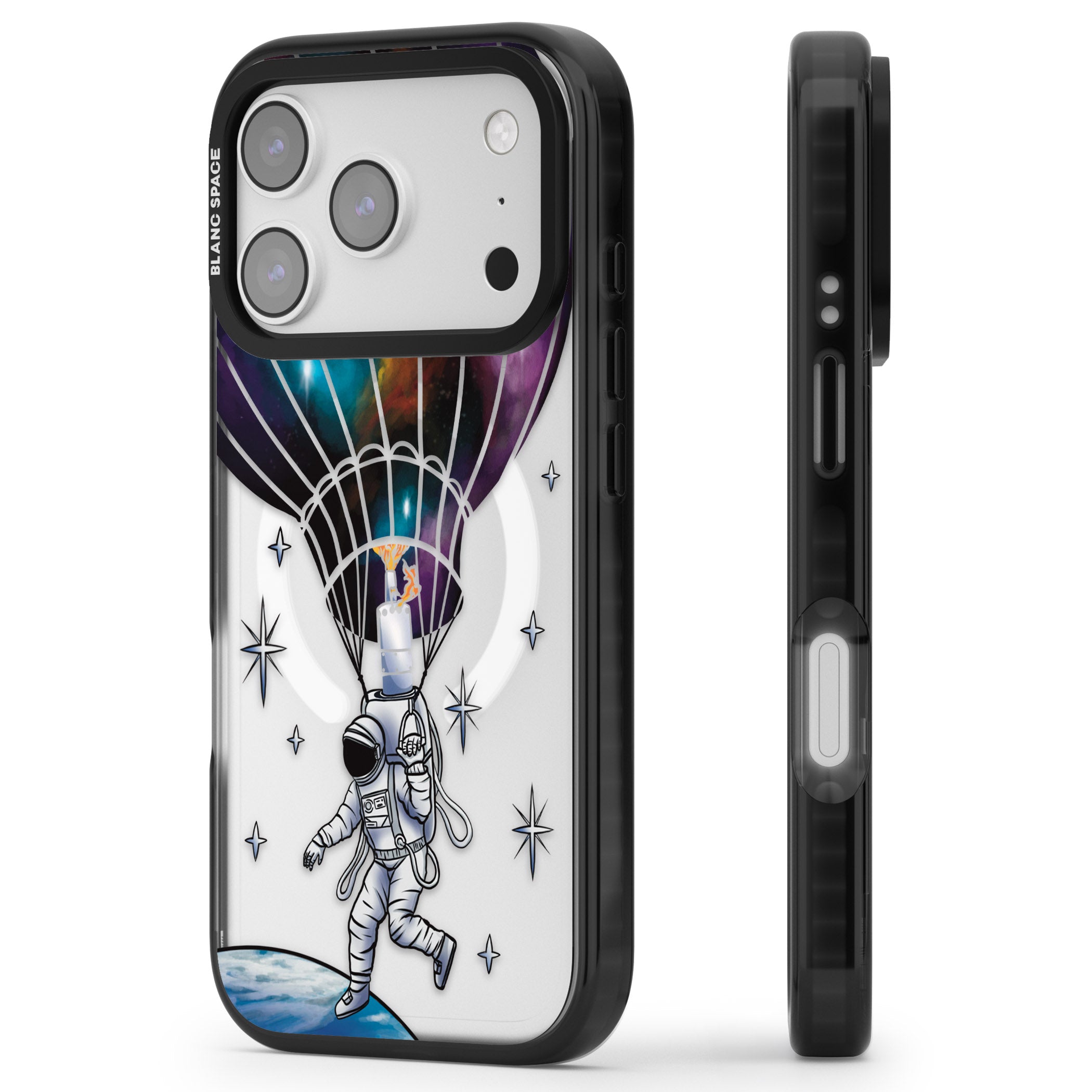 Solo Odyssey iPhone 17 Pro Impact Pro Black Phone Case Side Profile