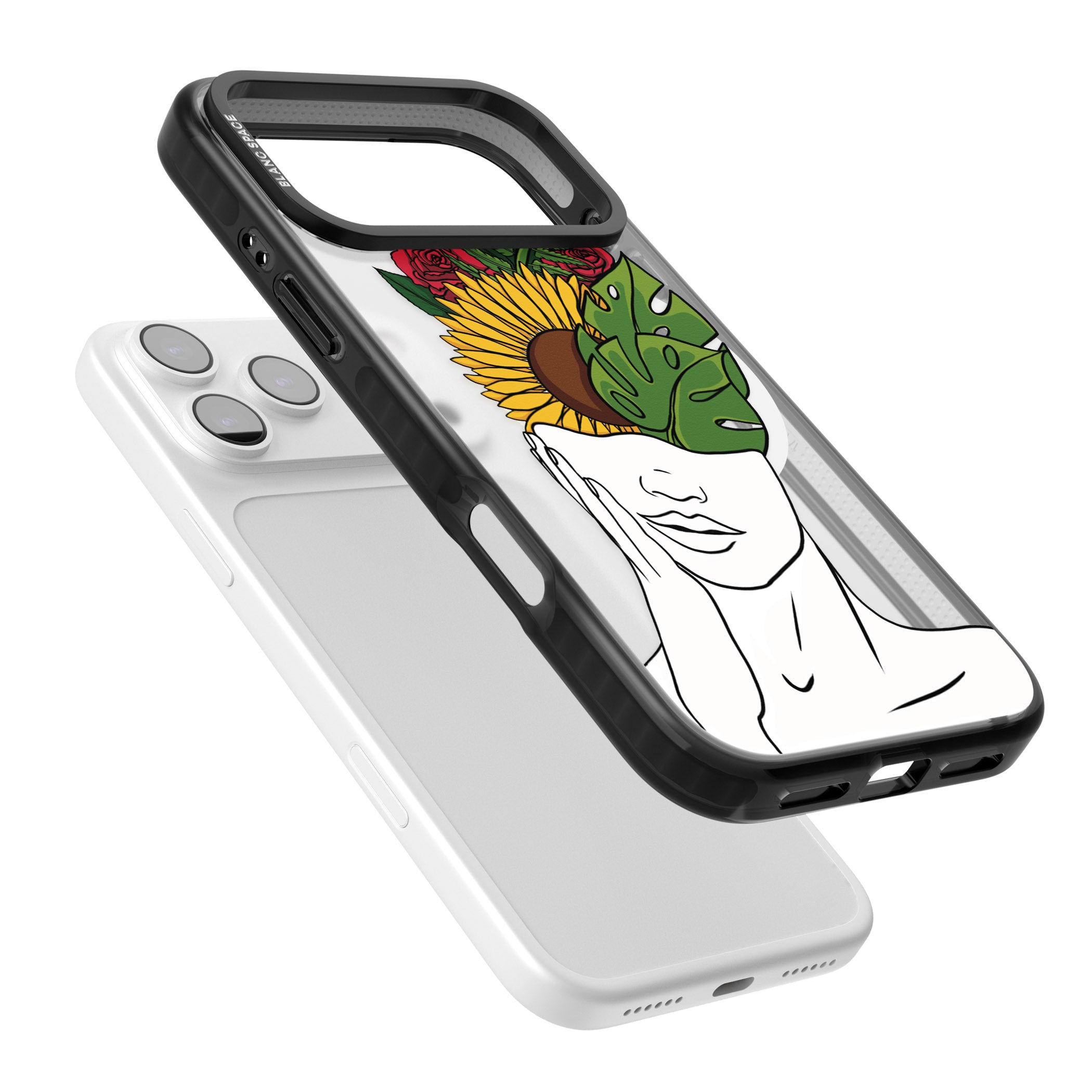 Let The Mind Flourish iPhone 17 Pro Max Impact Pro Black Phone Case Colours