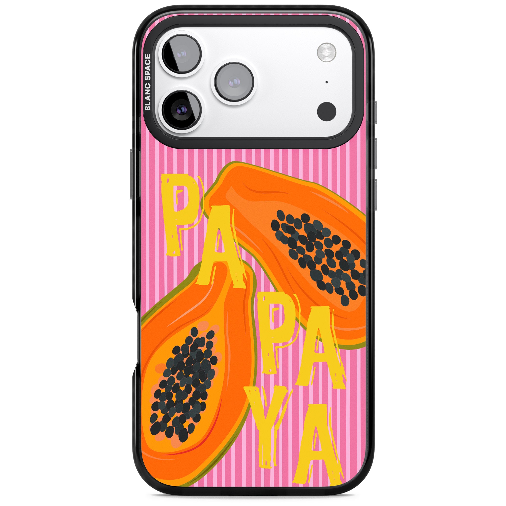 Papaya iPhone 17 Pro Max Impact Pro Black Phone Case