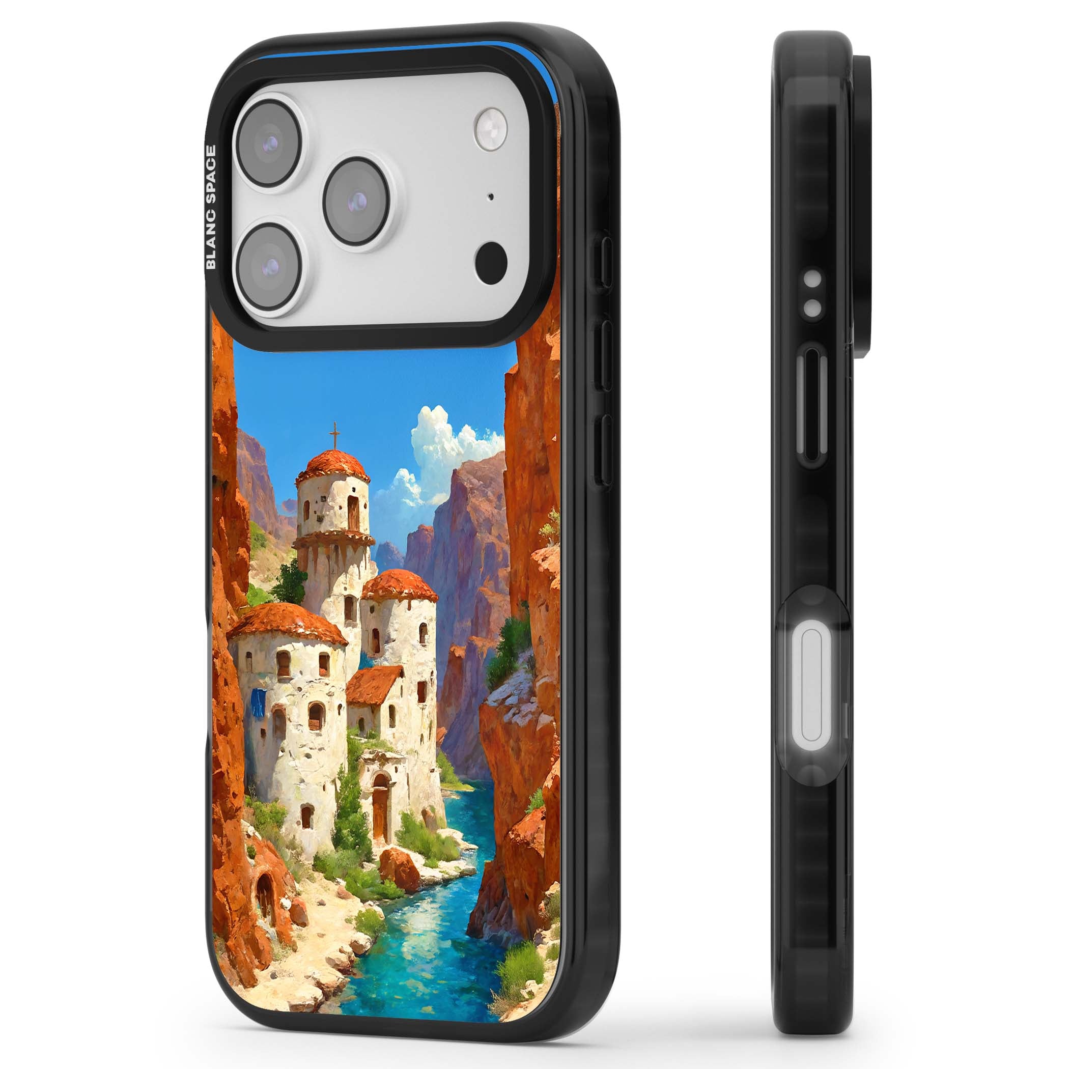 Canyon Haven for her iPhone case | Black Impact Magsafe case for iPhone 17 Pro, iPhone 17 Pro Max