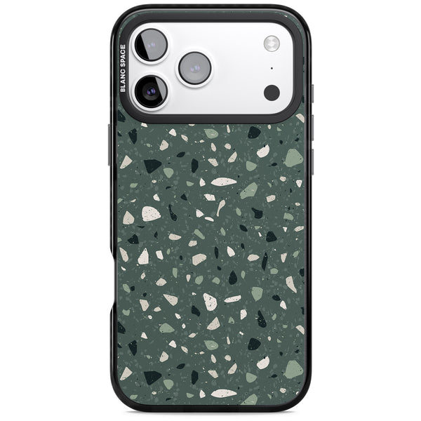 Green & Cream Terrazzo Pattern