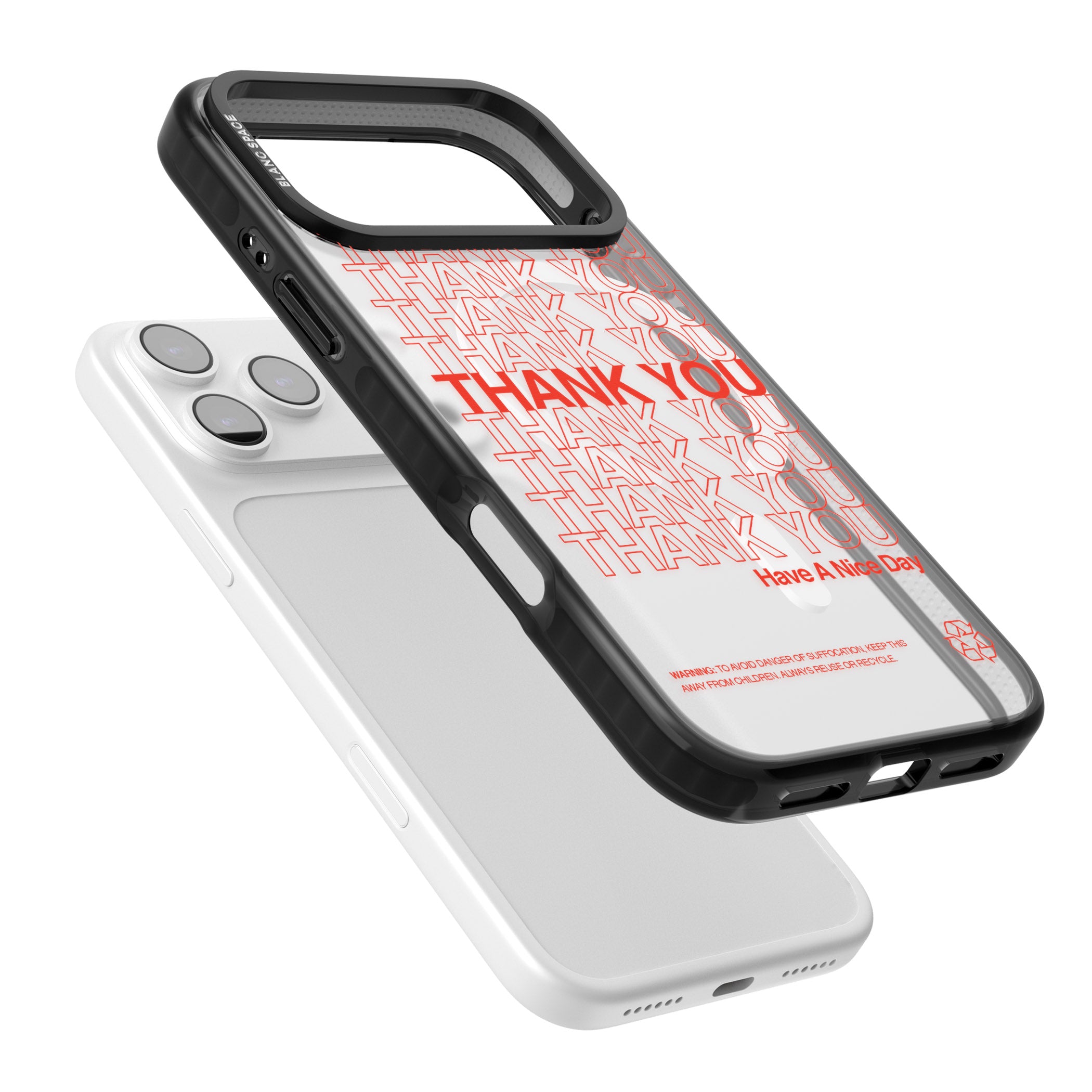 Thank You Have A Nice Day iPhone 17 Pro Max Impact Pro Black Phone Case Colours