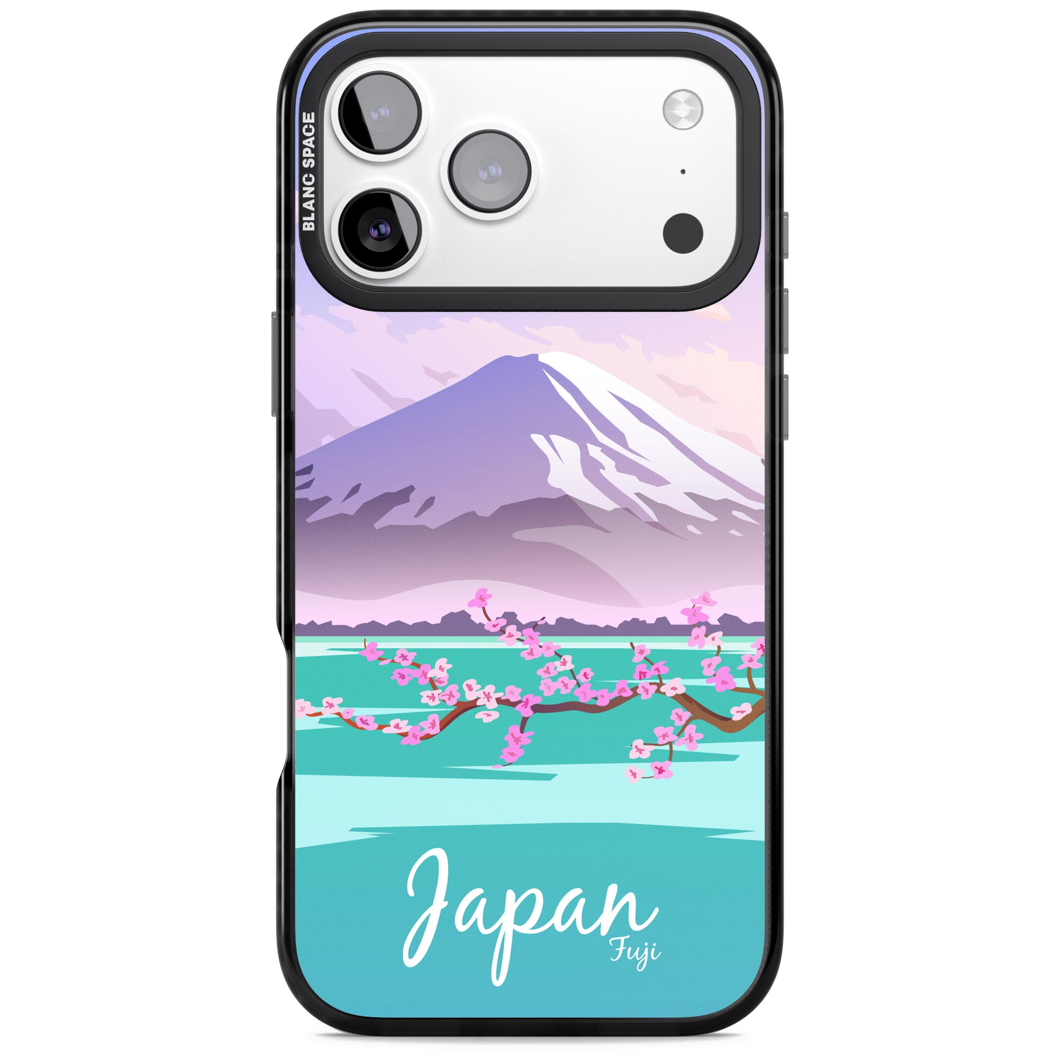 Vintage Travel Poster Japan iPhone 17 Pro Max Impact Pro Black Phone Case