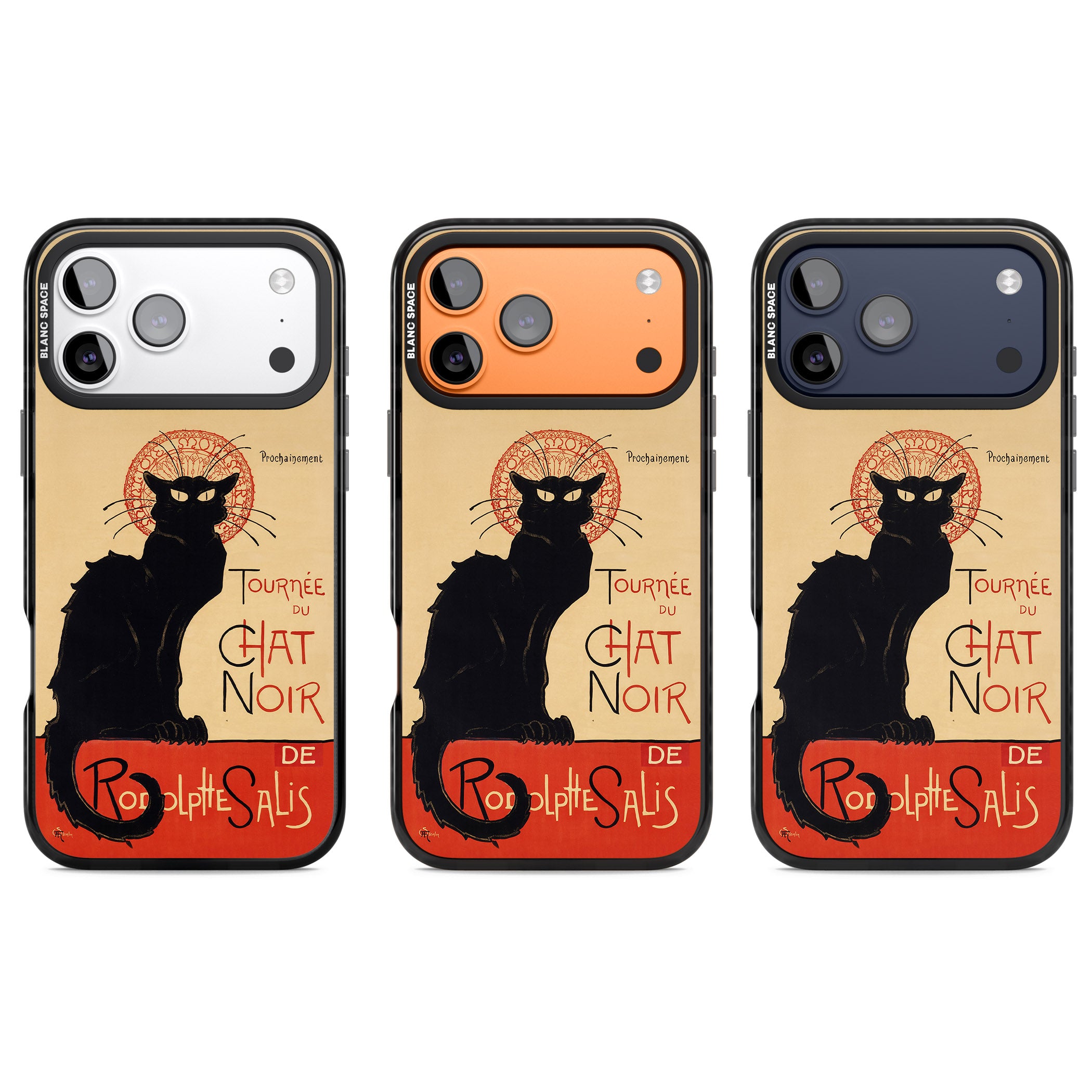 Tournee Du Chat Noir Poster iPhone 17 Pro Impact Pro Black Phone Case APT Impact Protection
