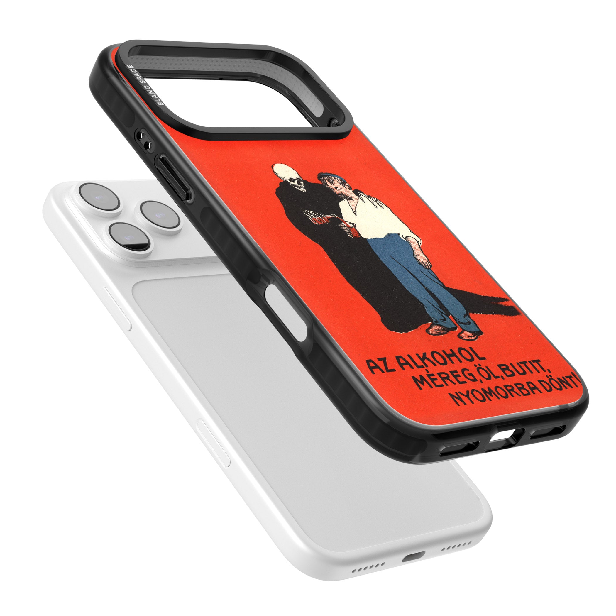 Az Alkohol Poster iPhone 17 Pro Max Impact Pro Black Phone Case Colours