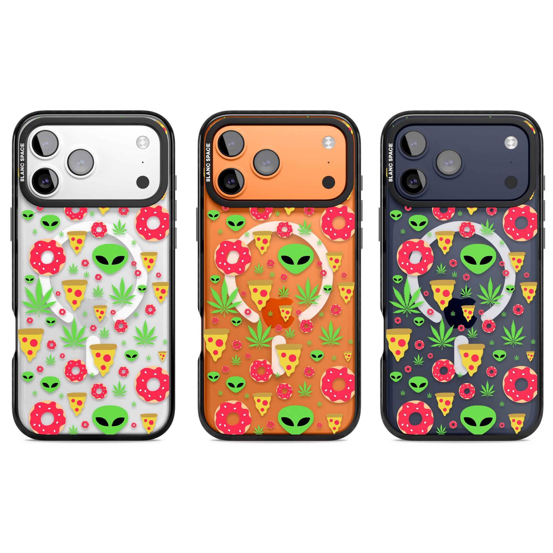 Martians & Munchies iPhone 17 Pro Impact Pro Black Phone Case APT Impact Protection