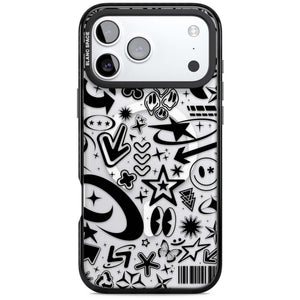 Black Y2K Pattern