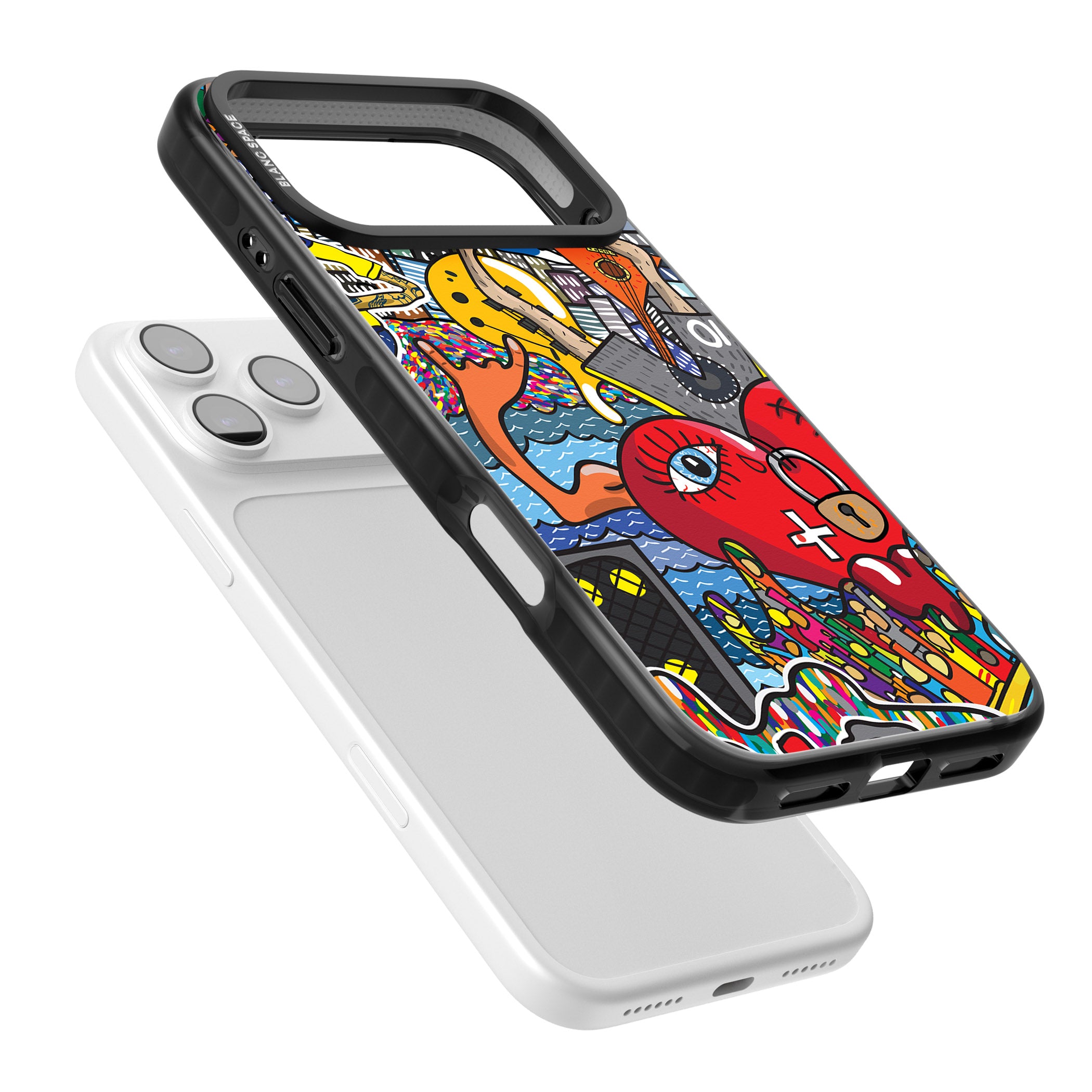 Crowd Tsunami iPhone 17 Pro Max Impact Pro Black Phone Case Colours