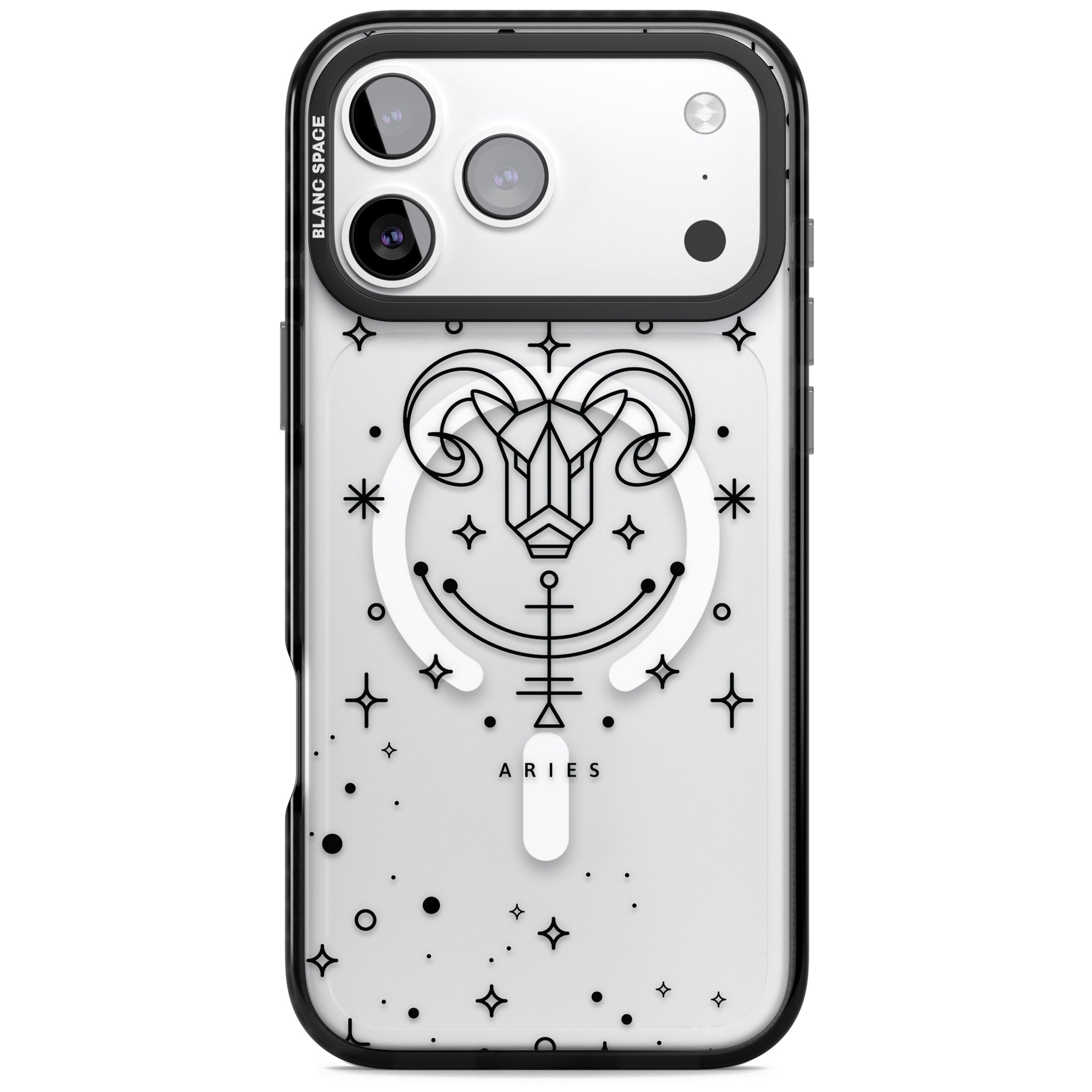 Aries Emblem iPhone 17 Pro Max Impact Pro Black Phone Case