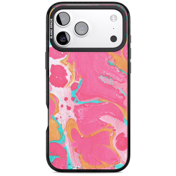 Vibrant Marbled Paper