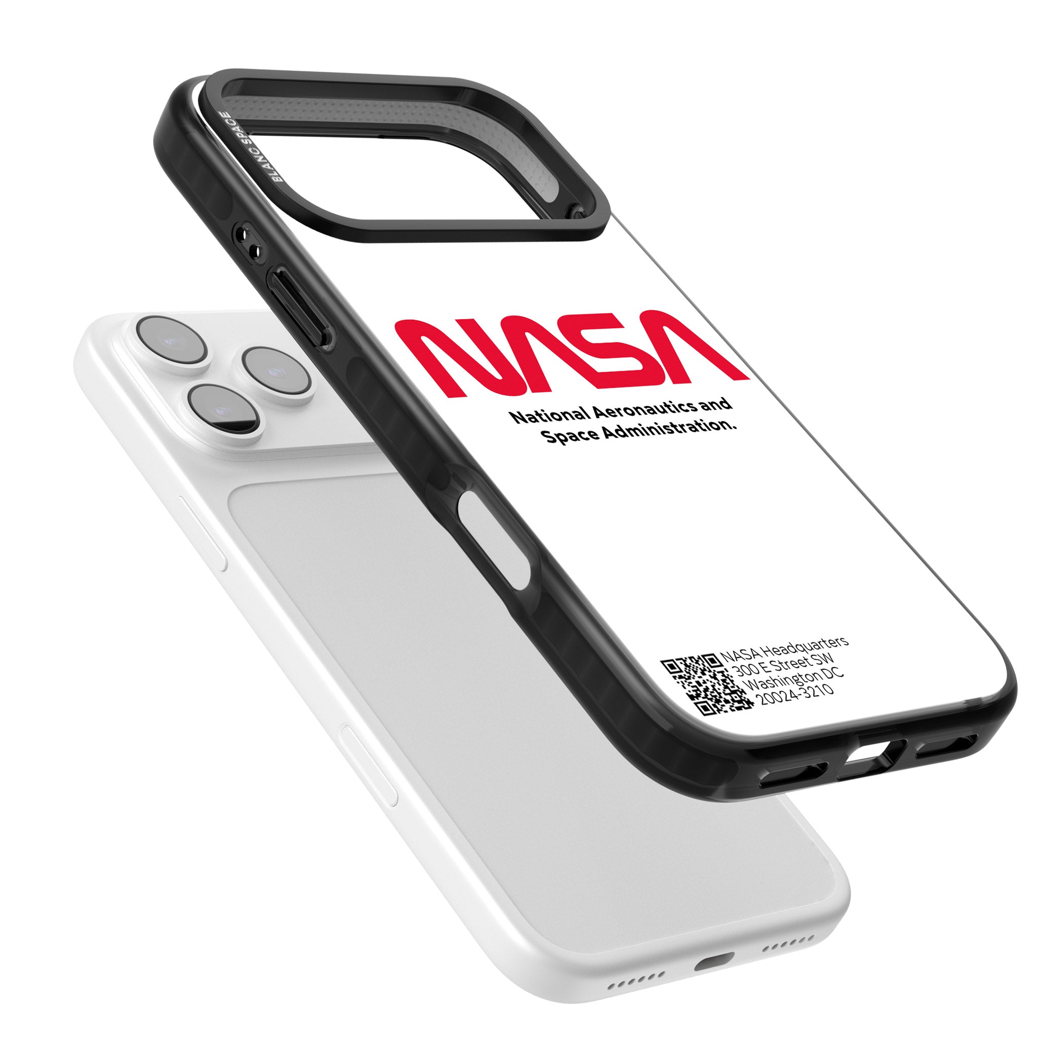 Nasa The Worm iPhone 17 Pro Max Impact Black Phone Case Colours